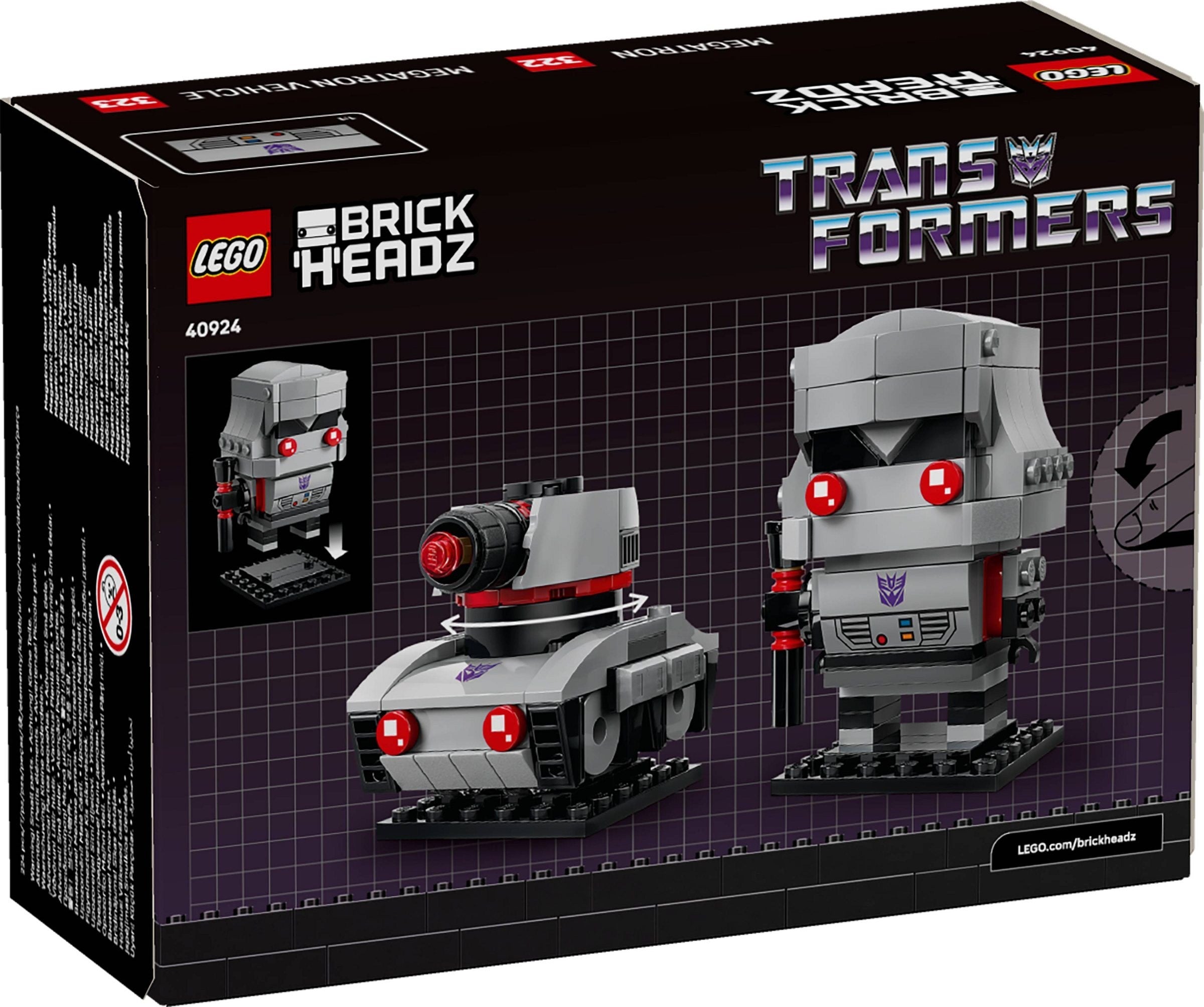 Megatron Robot & Vehicle 40924 | BrickHeadz | LEGO (image 4)