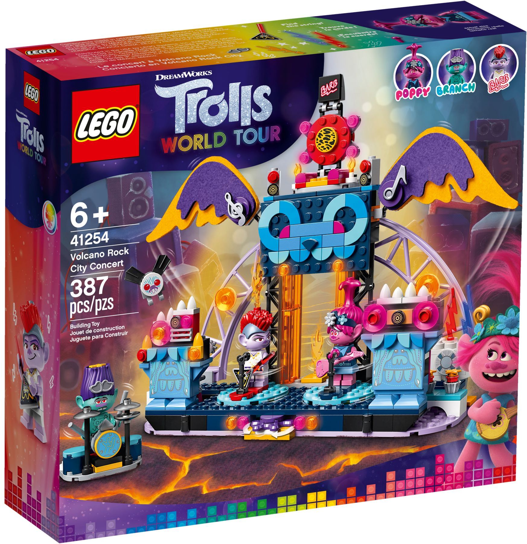 Volcano Rock City Concert 41254 | Trolls World Tour | LEGO – image 2