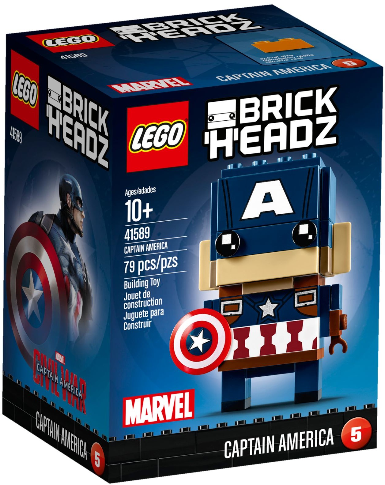Captain America 41589 | BrickHeadz | LEGO – image 2