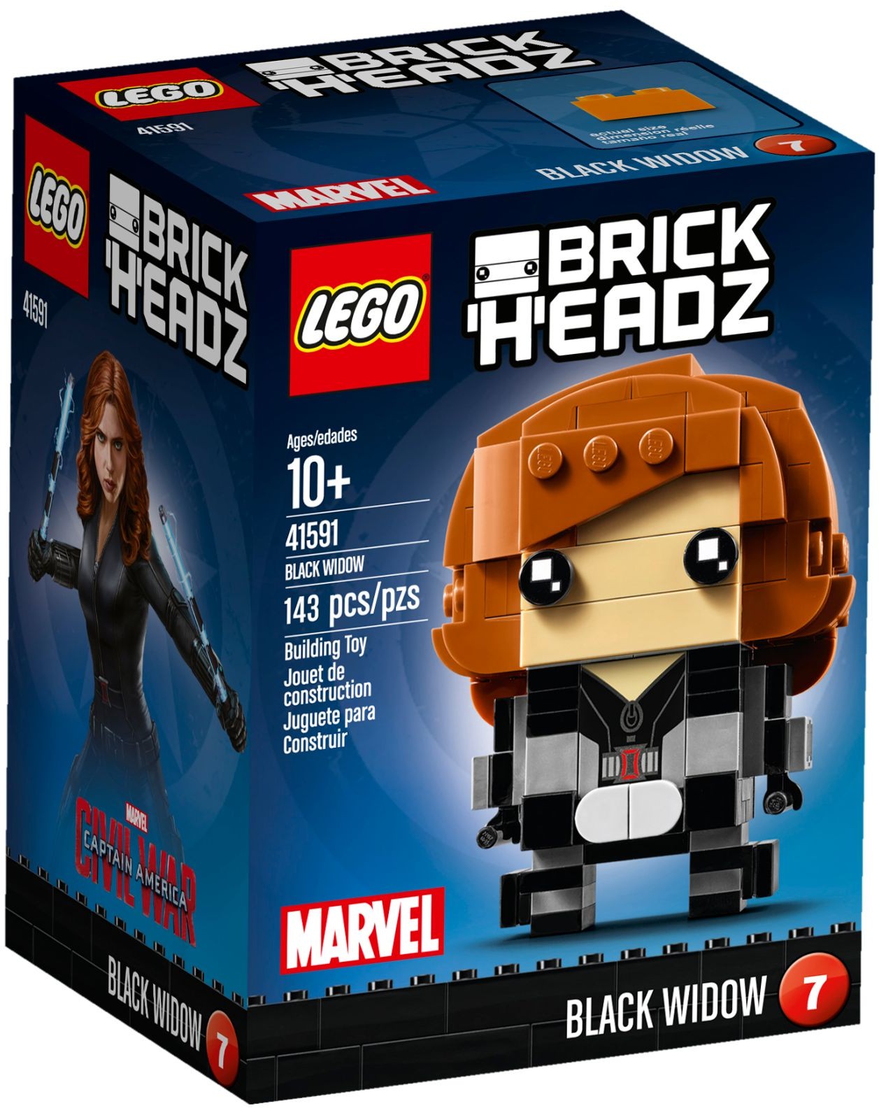 Black Widow 41591 | BrickHeadz | LEGO – image 2