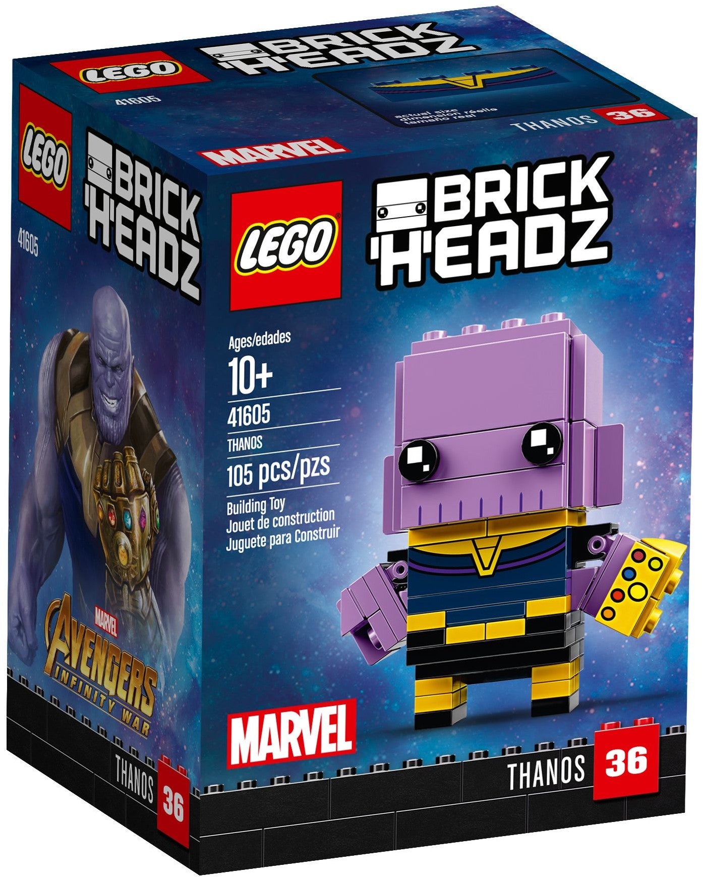 Thanos 41605 | BrickHeadz | LEGO – image 2