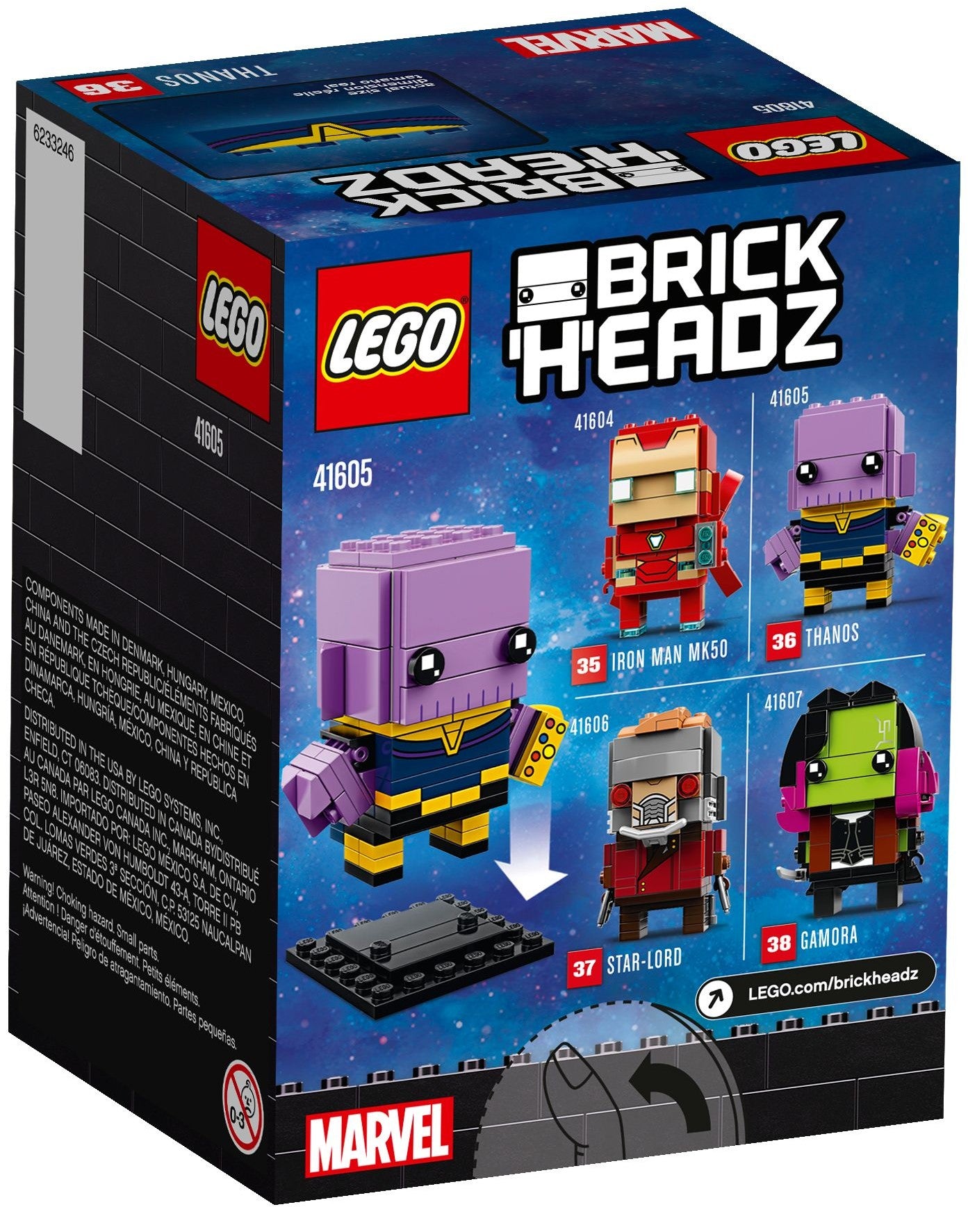 Thanos 41605 | BrickHeadz | LEGO – image 5
