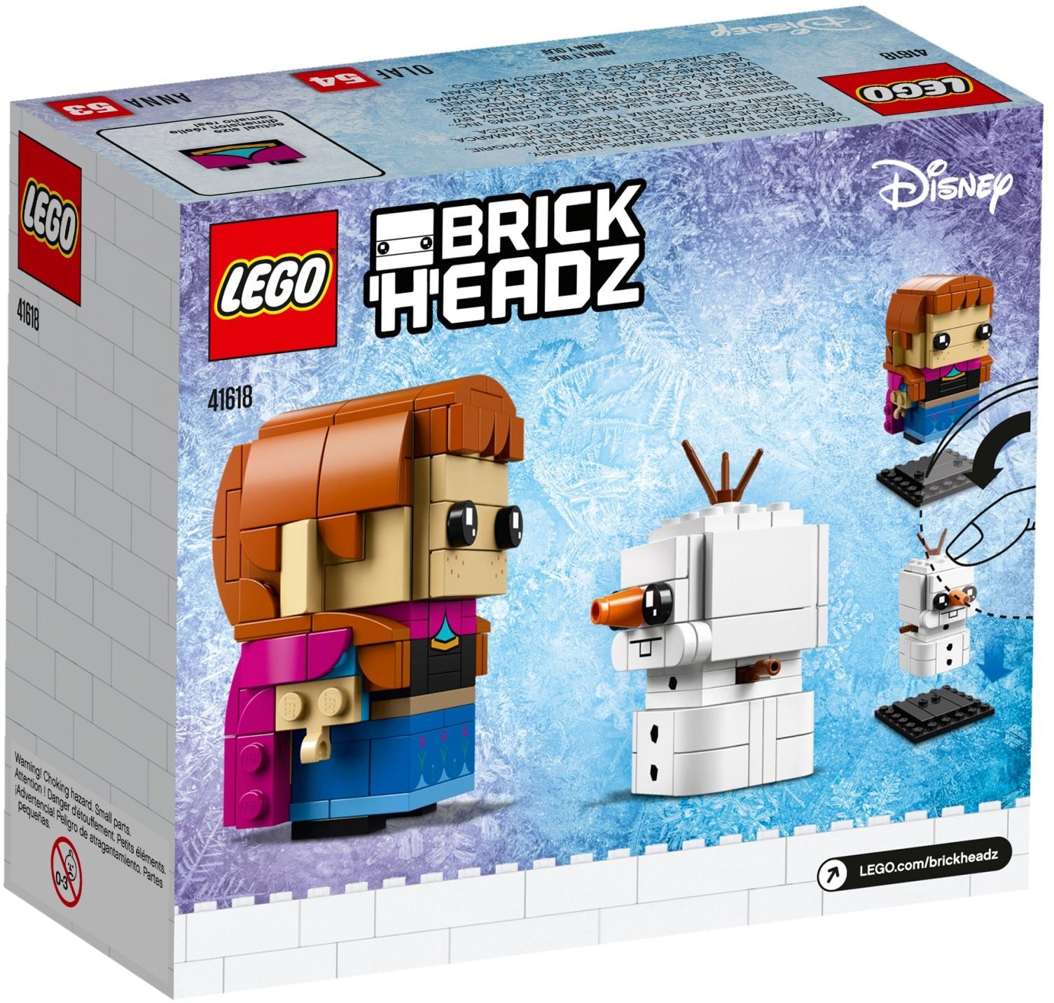 Anna & Olaf 41618 | BrickHeadz | LEGO – image 5