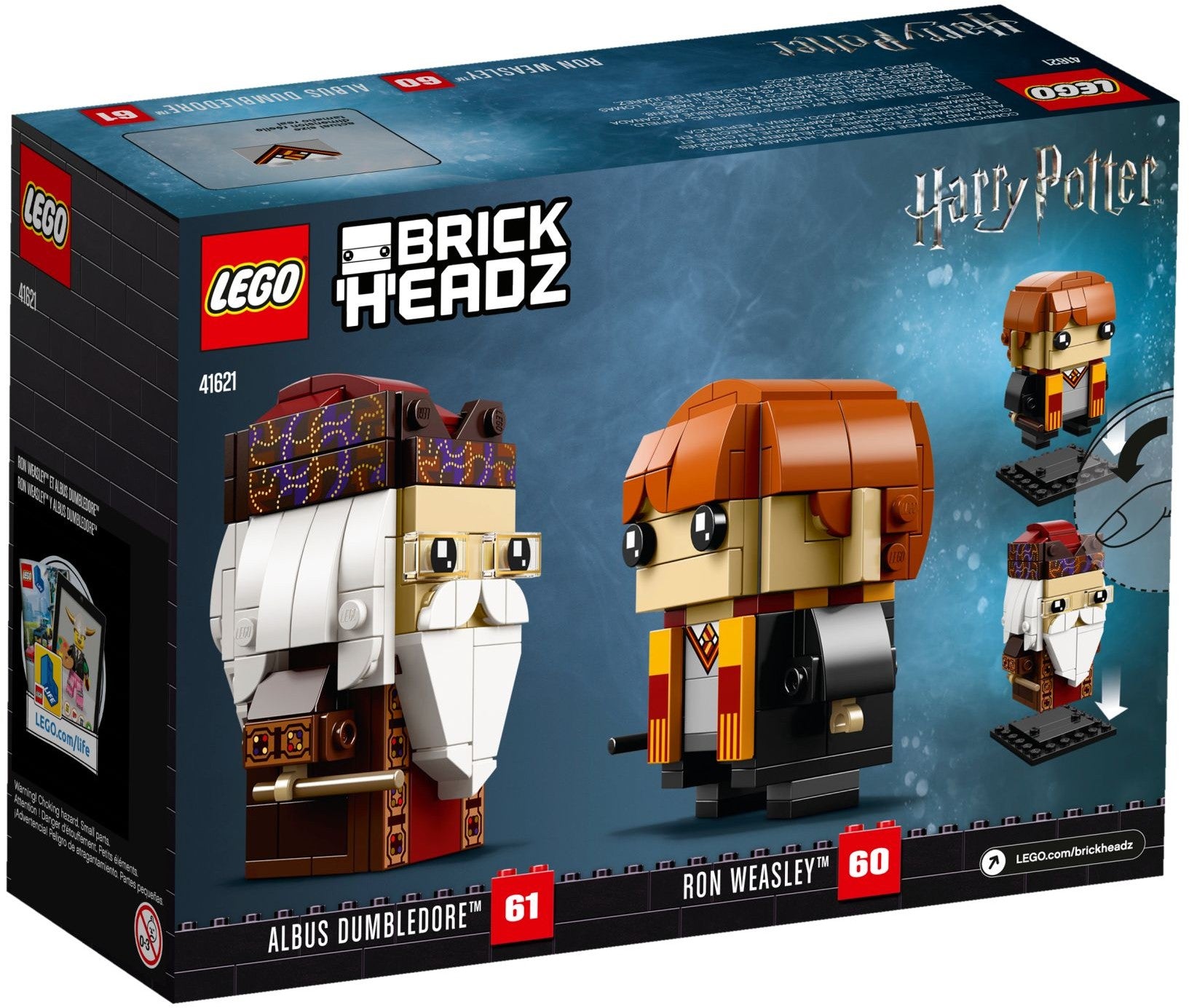 Ron Weasley & Albus Dumbledore 41621 | BrickHeadz | LEGO – image 4