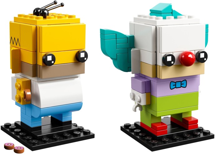 Homer Simpson & Krusty the Clown 41632 | BrickHeadz | LEGO