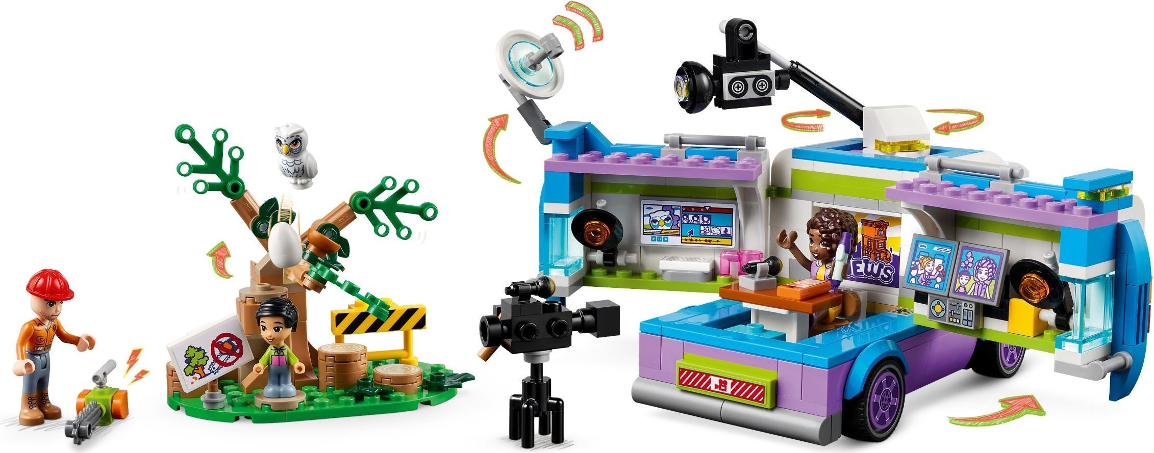 Newsroom Van 41749 | Friends | LEGO – image 3