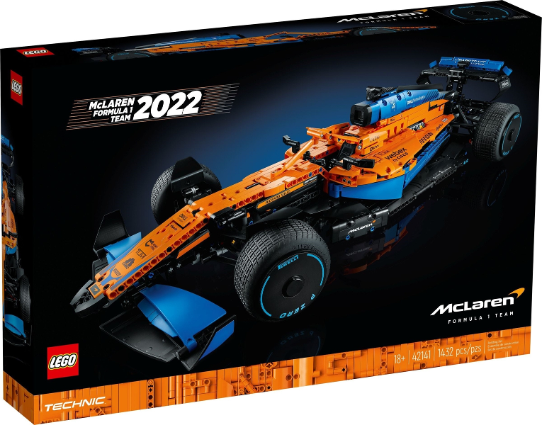 McLaren Formula 1 Team 2022 Race Car-Pirelli Wheels 42141 | Technic | LEGO