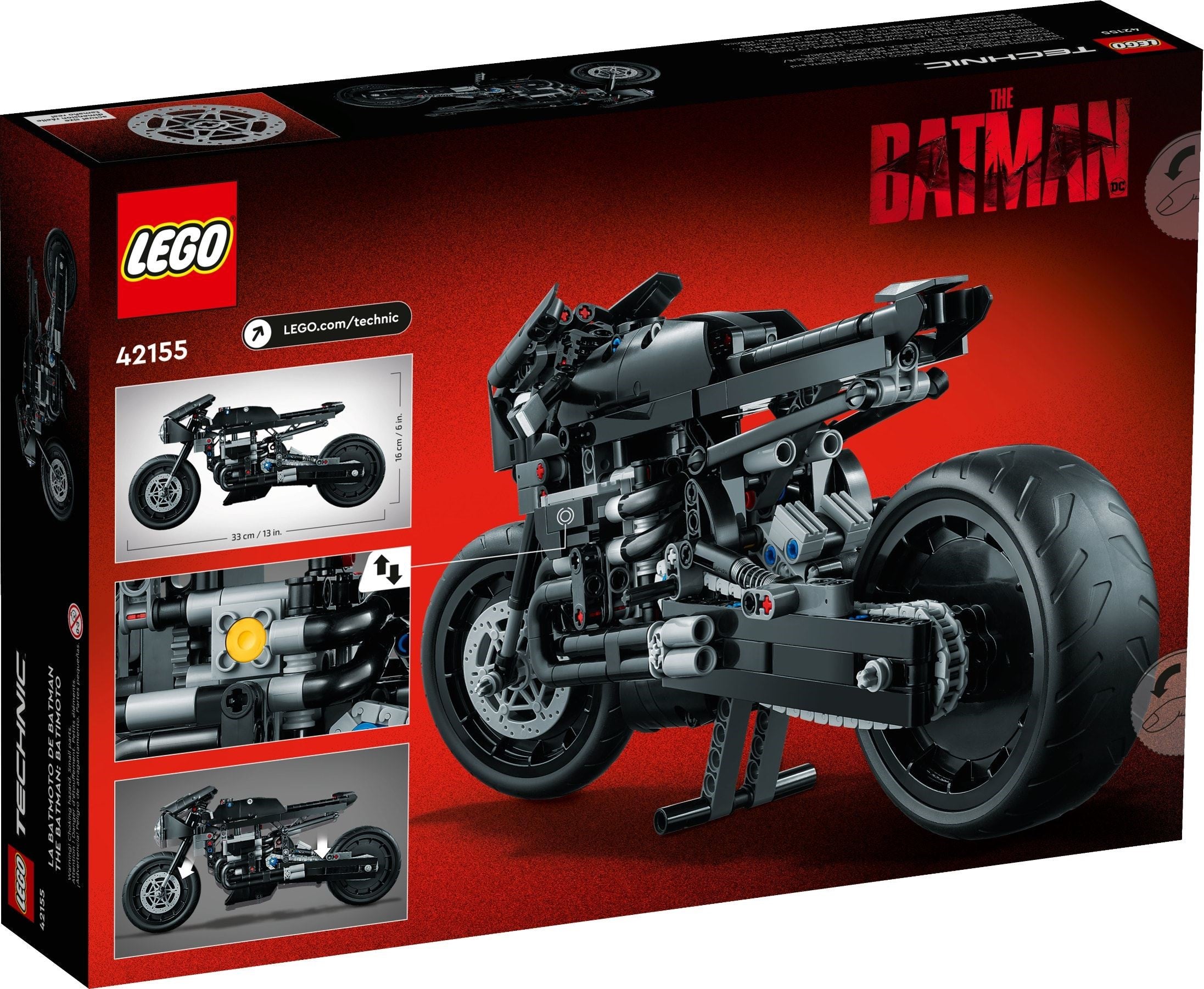The Batman - Batcycle 42155 | Technic | LEGO – image 8