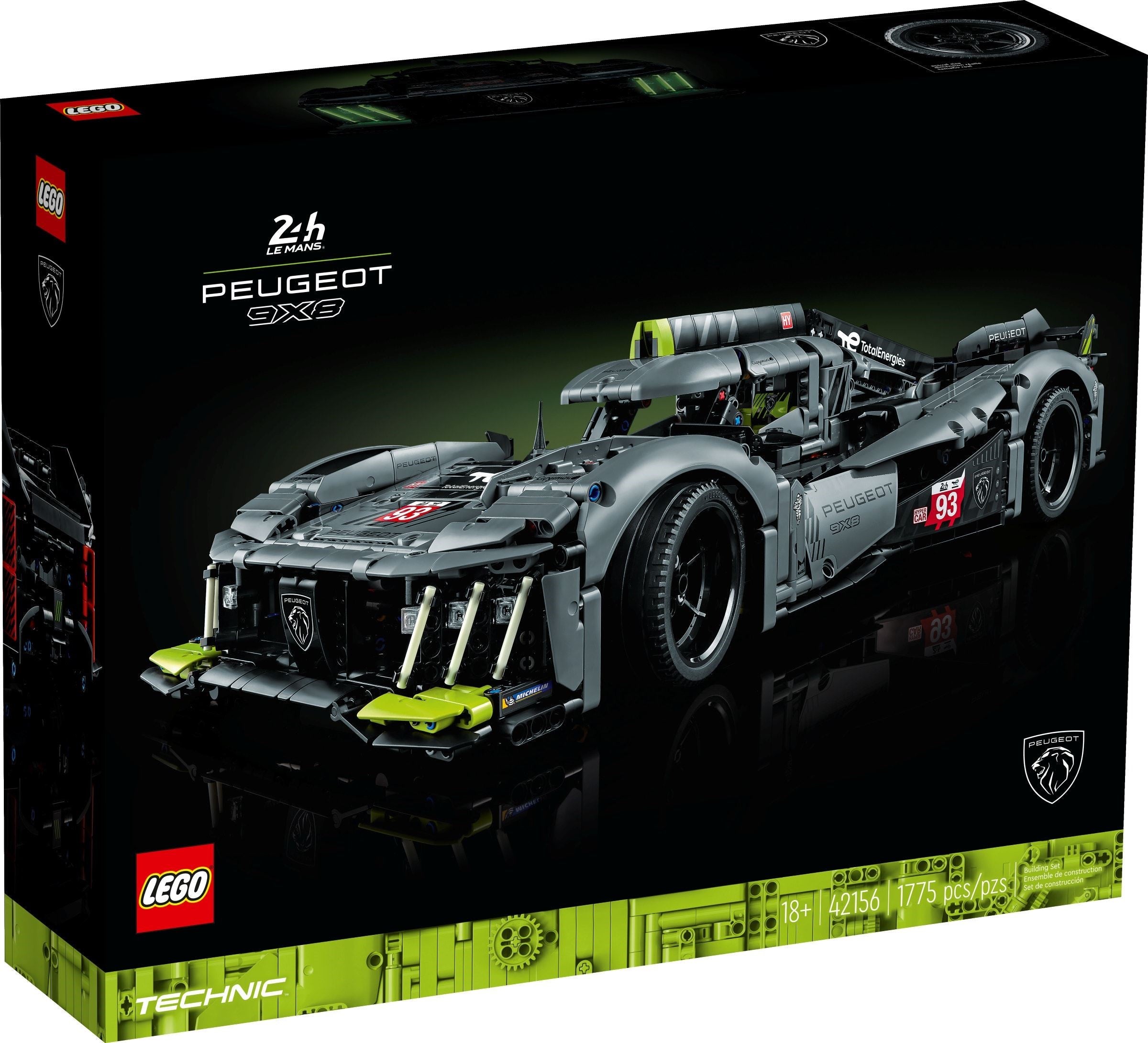 PEUGEOT 9X8 24H Le Mans Hybrid Hypercar 42156 | Technic | LEGO – image 2
