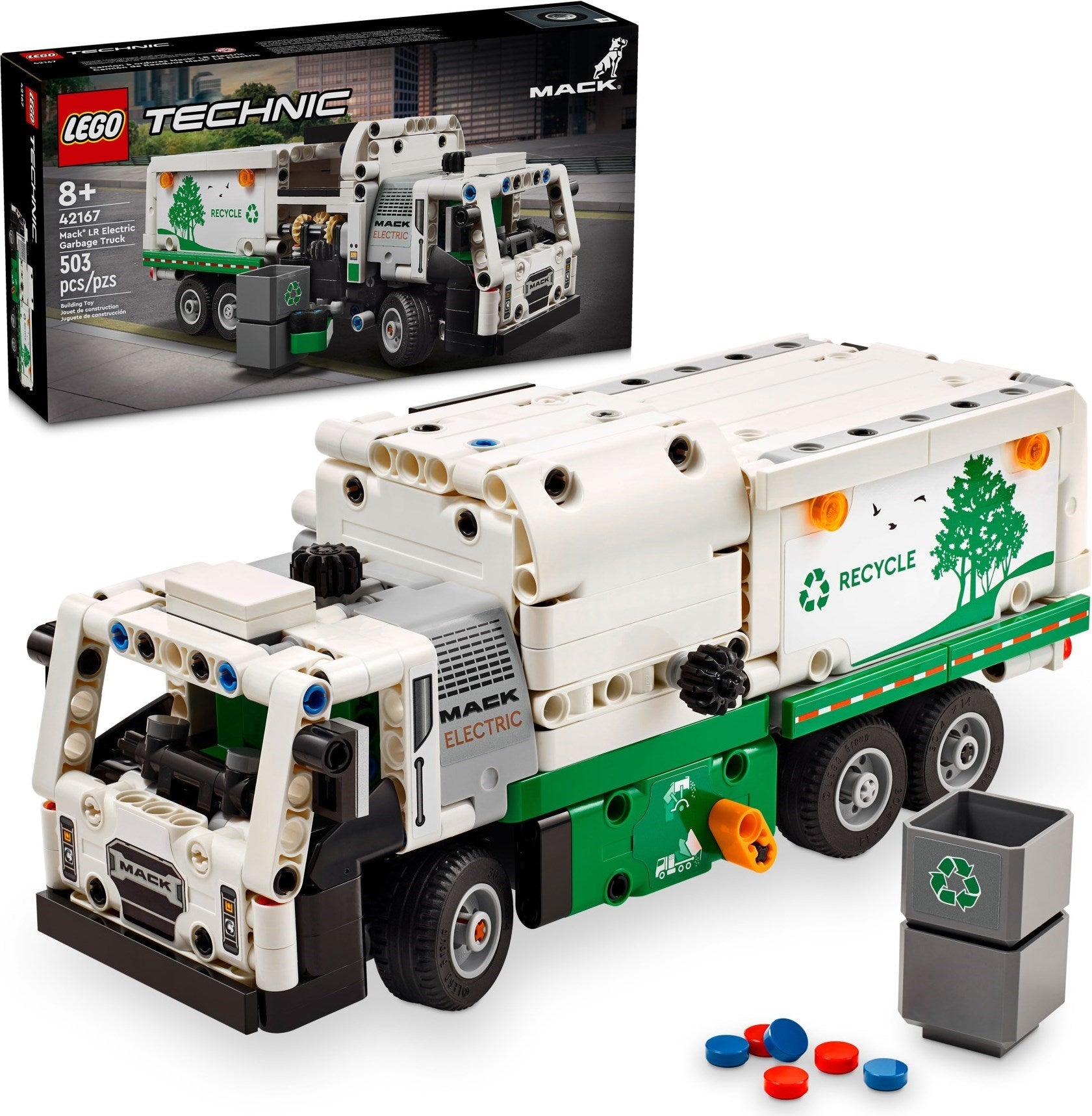 Mack LR Electric Garbage Truck 42167 | Technic | LEGO – image 2