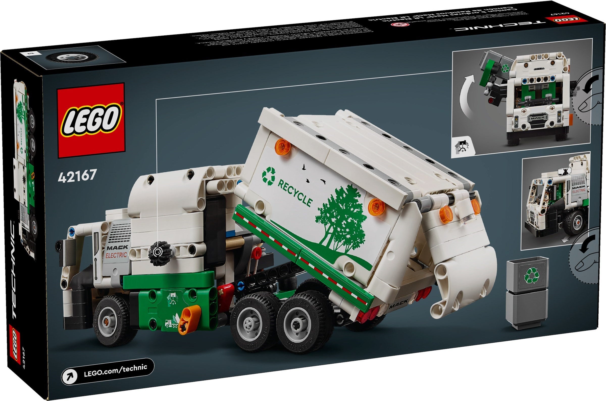Mack LR Electric Garbage Truck 42167 | Technic | LEGO – image 7
