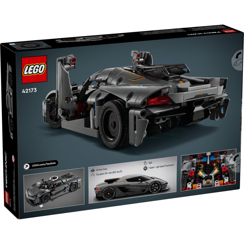 Koenigsegg Jesko Absolut Gray Hypercar 42173 | Technics New Release | LEGO