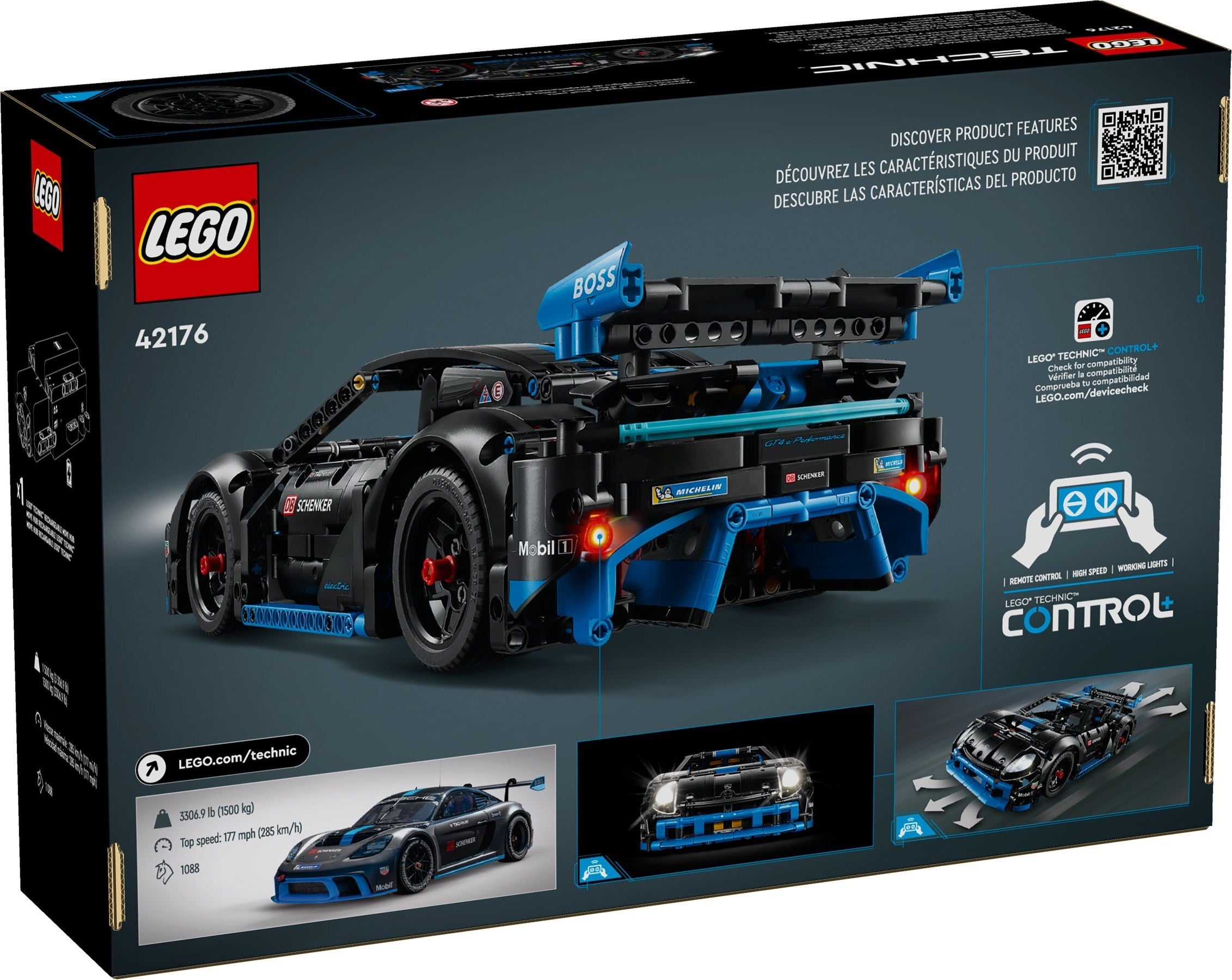 Porsche GT4 e-Performance Race Car 42176 | Technic | LEGO – image 3