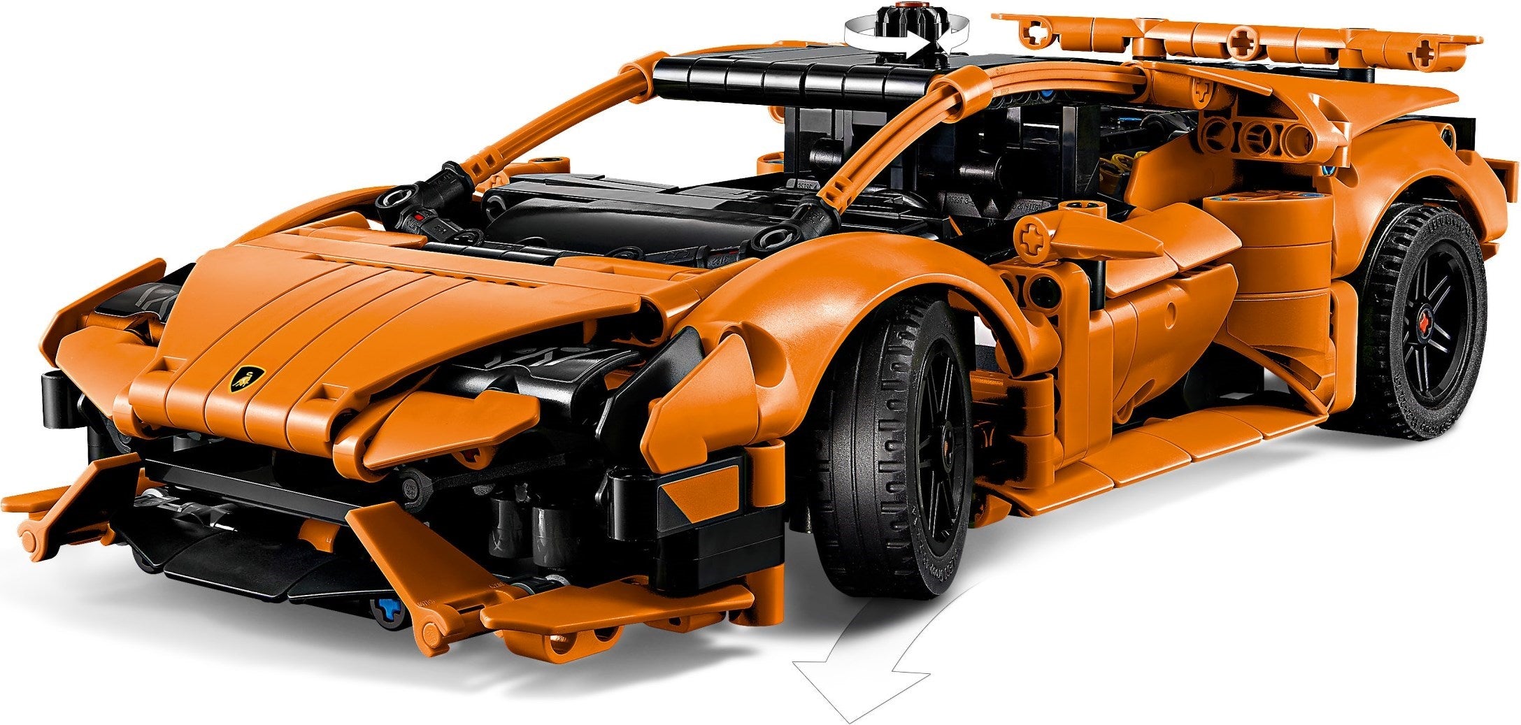Lamborghini Huracán Tecnica Orange 42196 | Technic | LEGO (image 5)