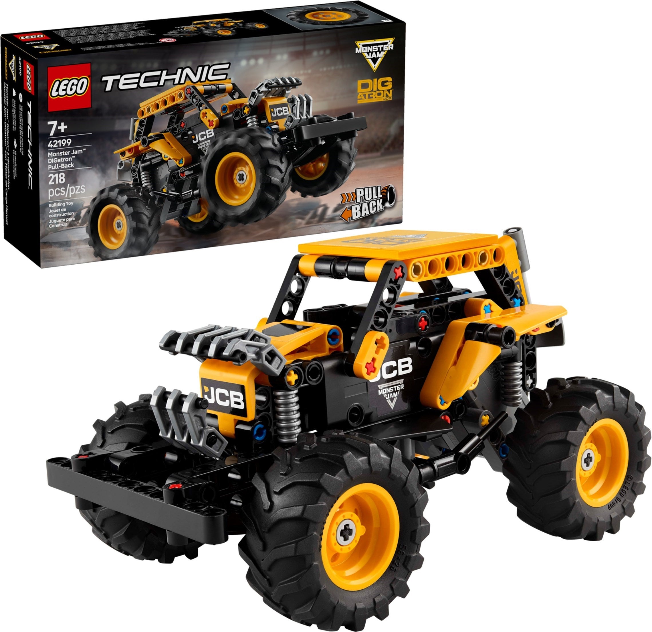 Monster Jam DIGatron Pull-Back 42199 | Technics New Release | LEGO
