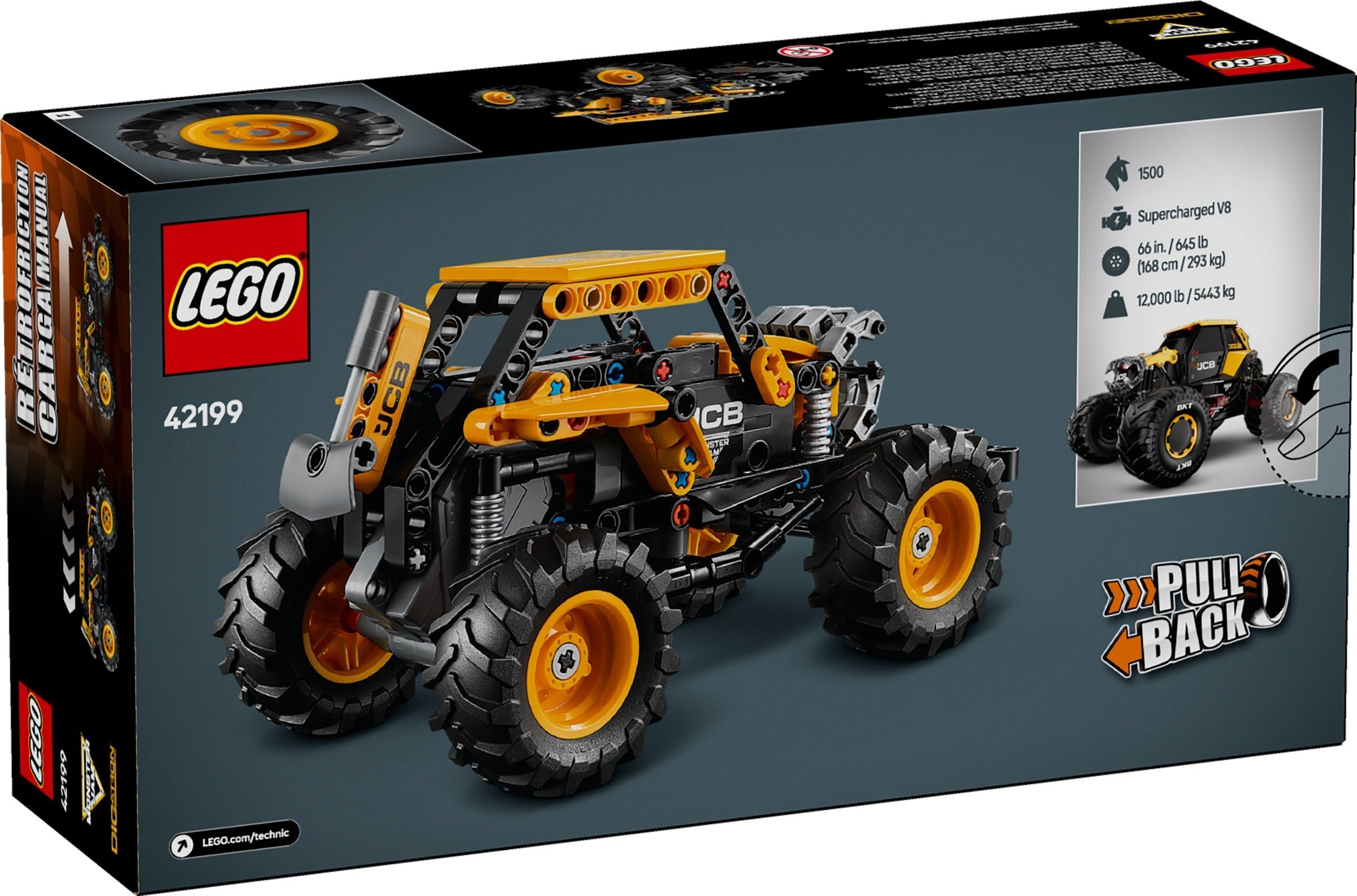 Monster Jam DIGatron Pull-Back 42199 | Technics New Release | LEGO