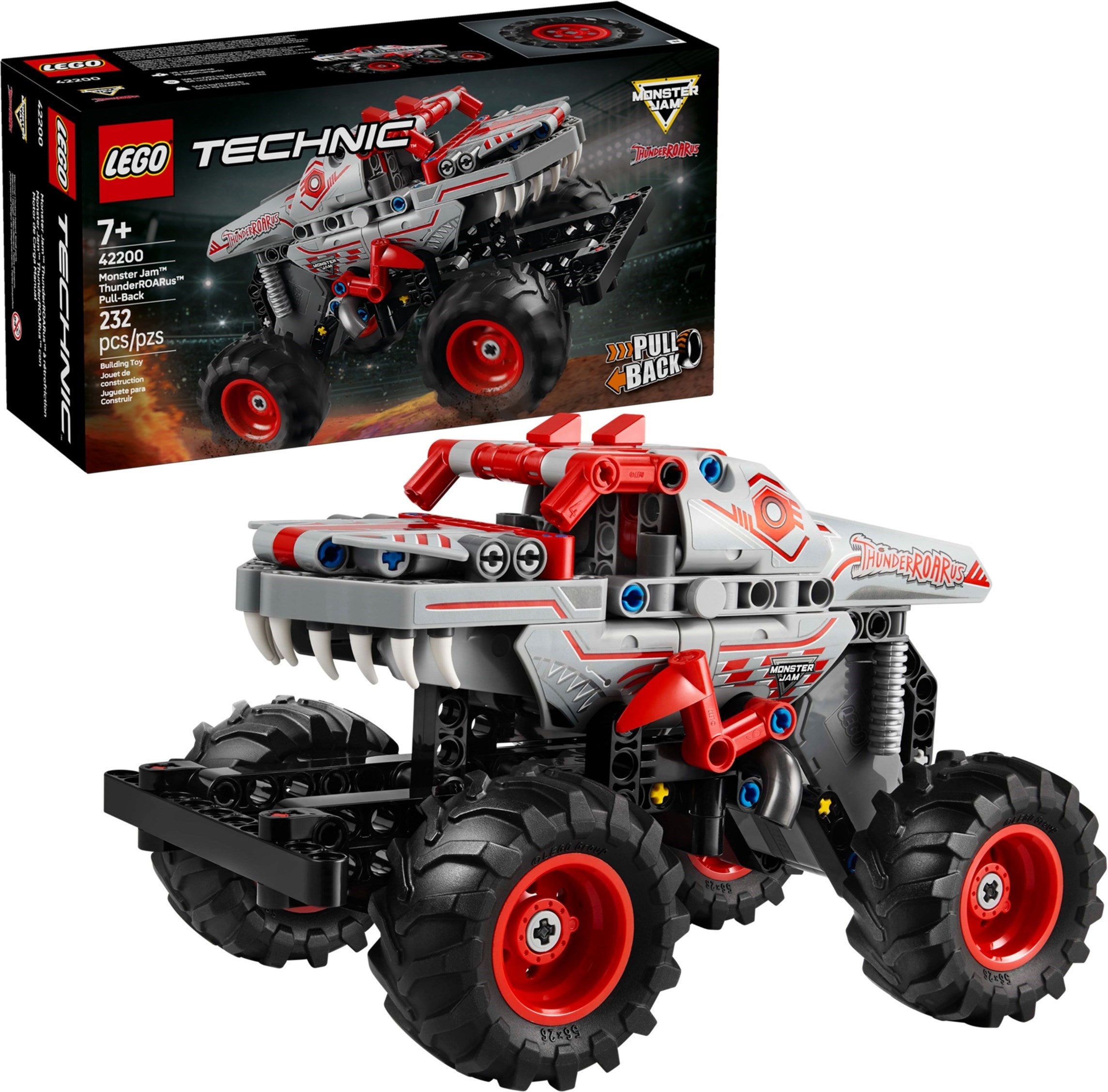 Monster Jam ThunderROAR Pull-Back 42200 | Technics New Release | LEGO