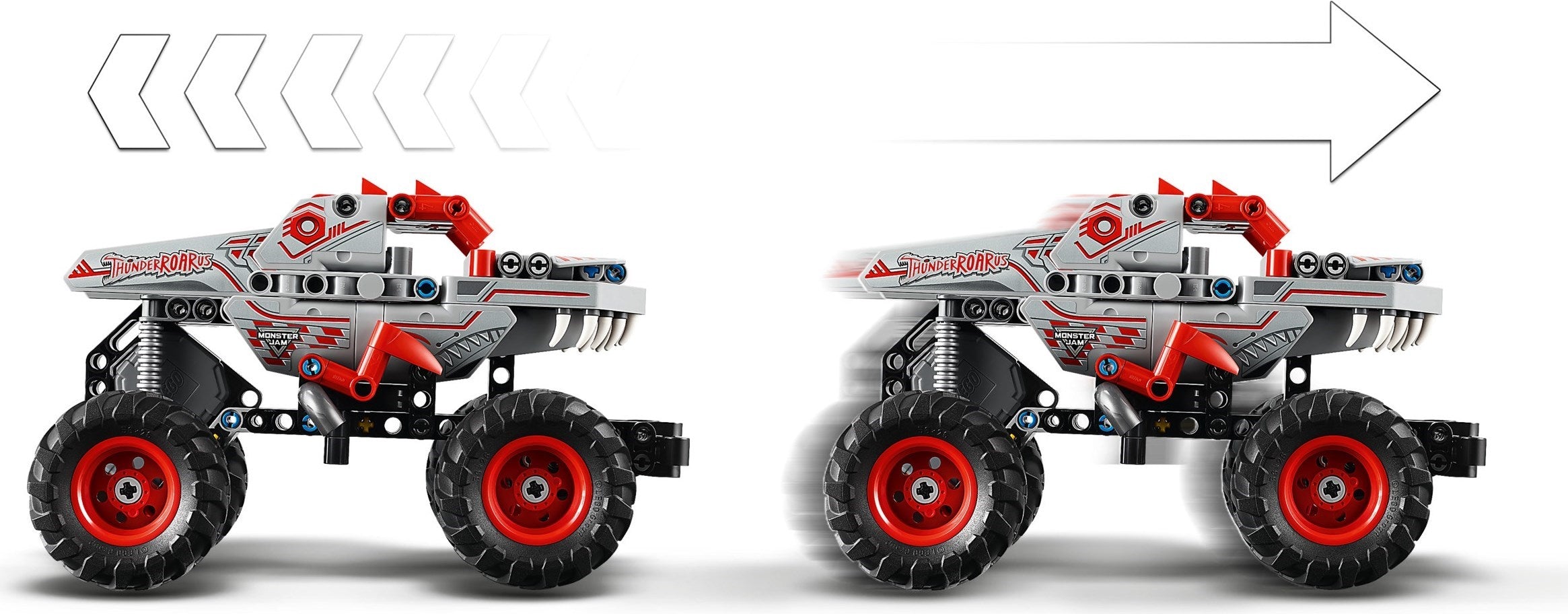 Monster Jam ThunderROAR Pull-Back 42200 | Technics New Release | LEGO