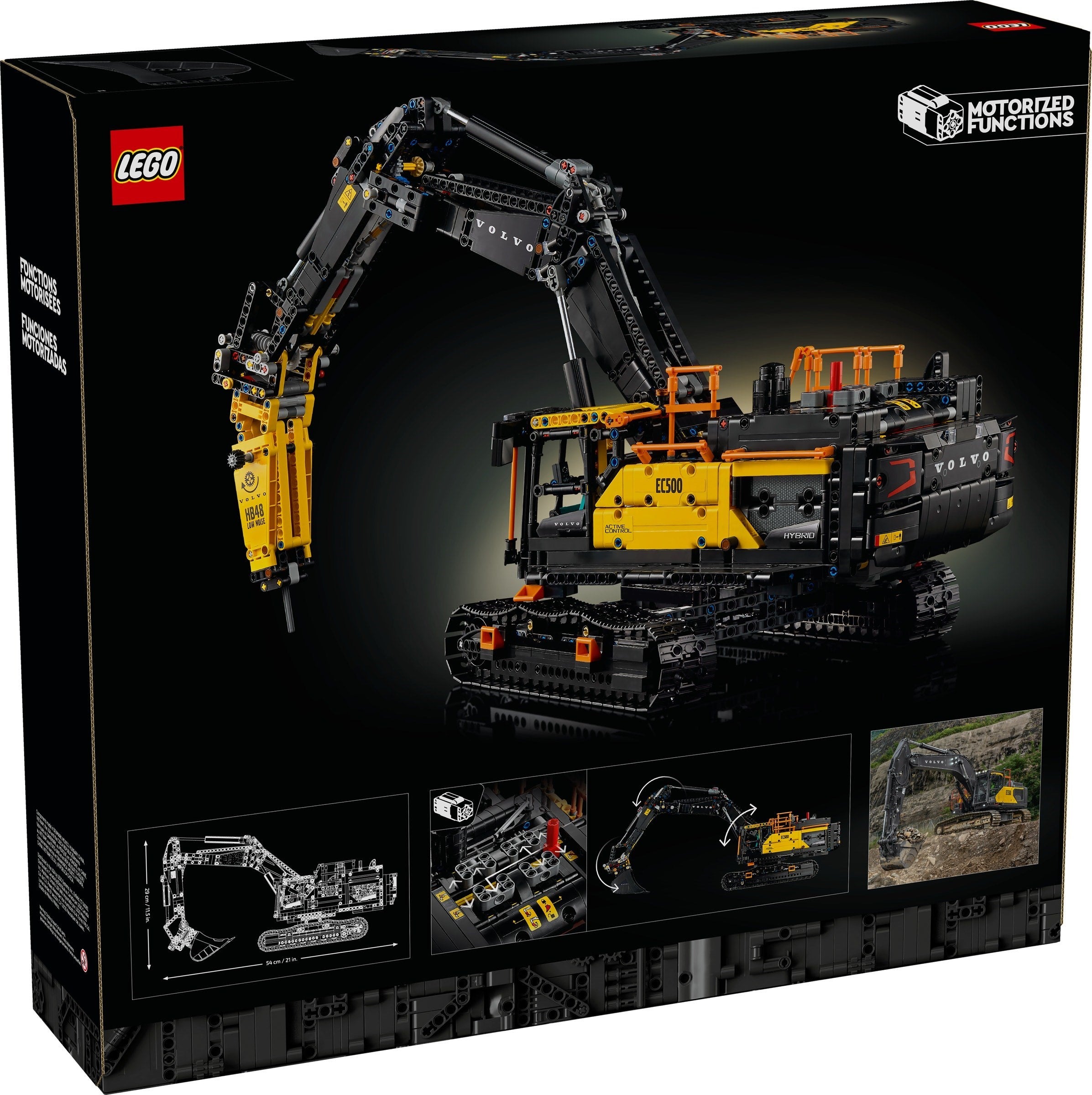 Volvo EC500 Hybrid Excavator 42215 | Technic | LEGO (image 2)