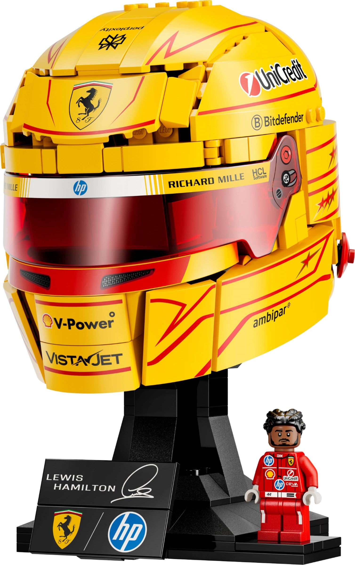 Scuderia Ferrari HP Lewis Hamilton Helmet 43022 | Editions | LEGO (image 9)