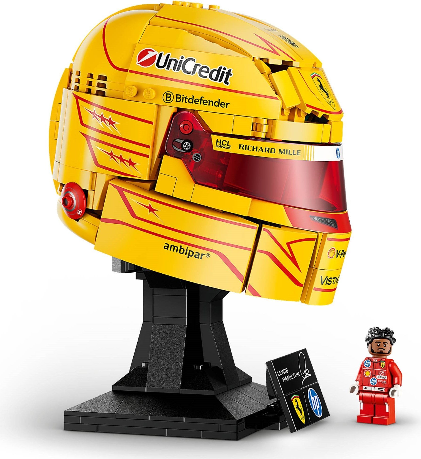 Scuderia Ferrari HP Lewis Hamilton Helmet 43022 | Editions | LEGO (image 11)