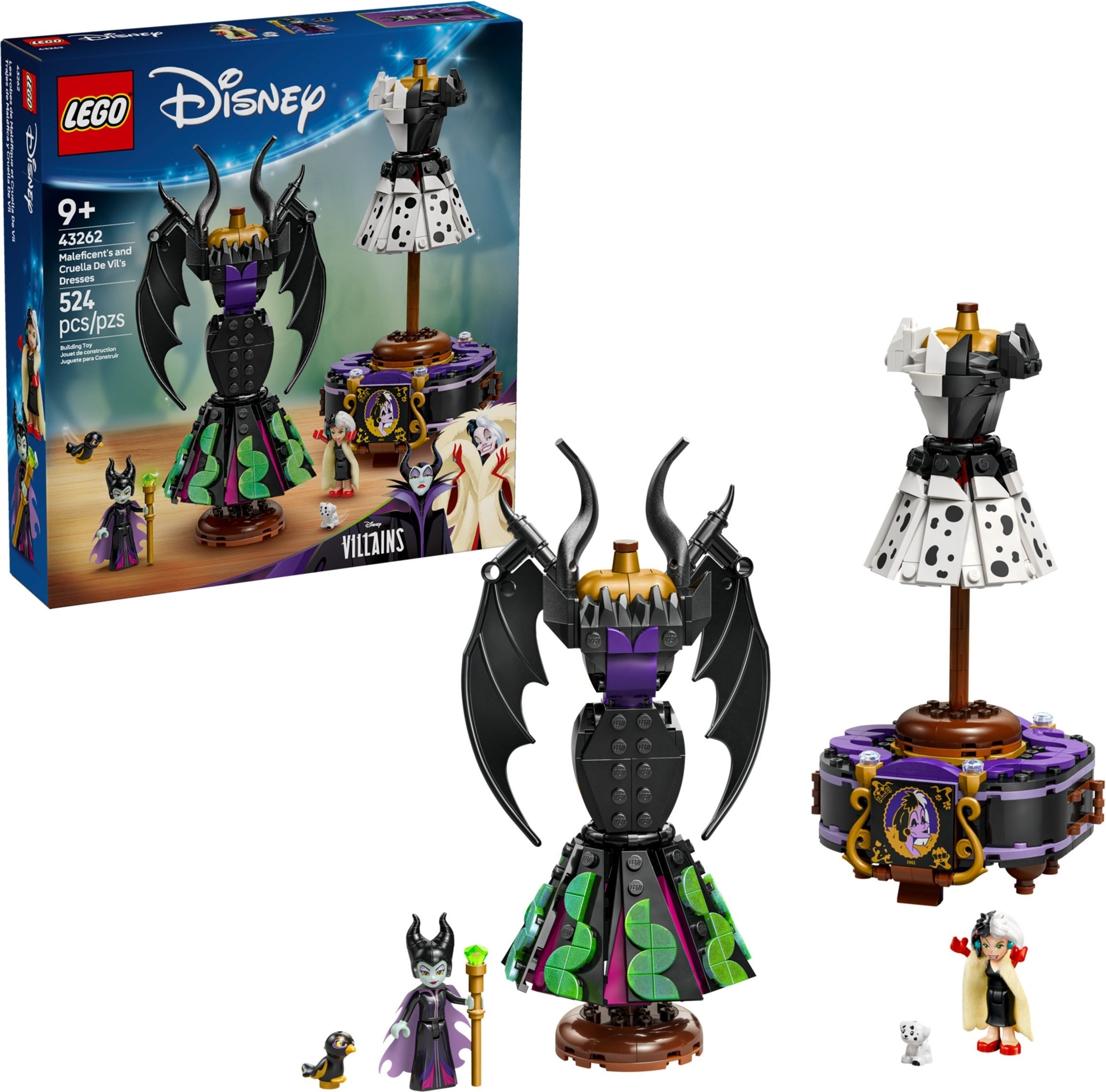 Maleficent's and Cruella De Vil's Dresses 43262 | Disney | LEGO – image 3
