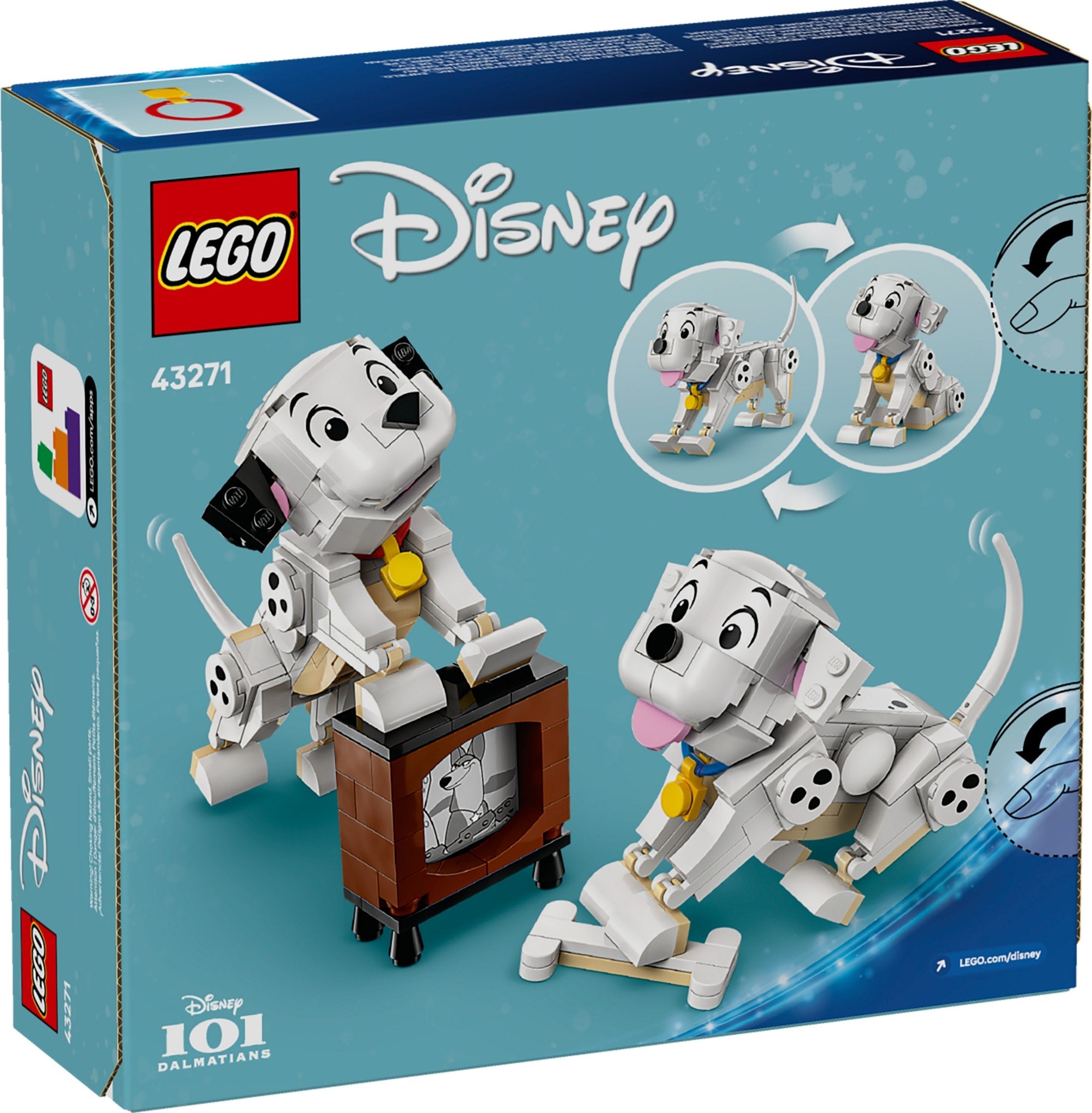 Lucky & Penny 101 Dalmatians 43271 | Disney | LEGO