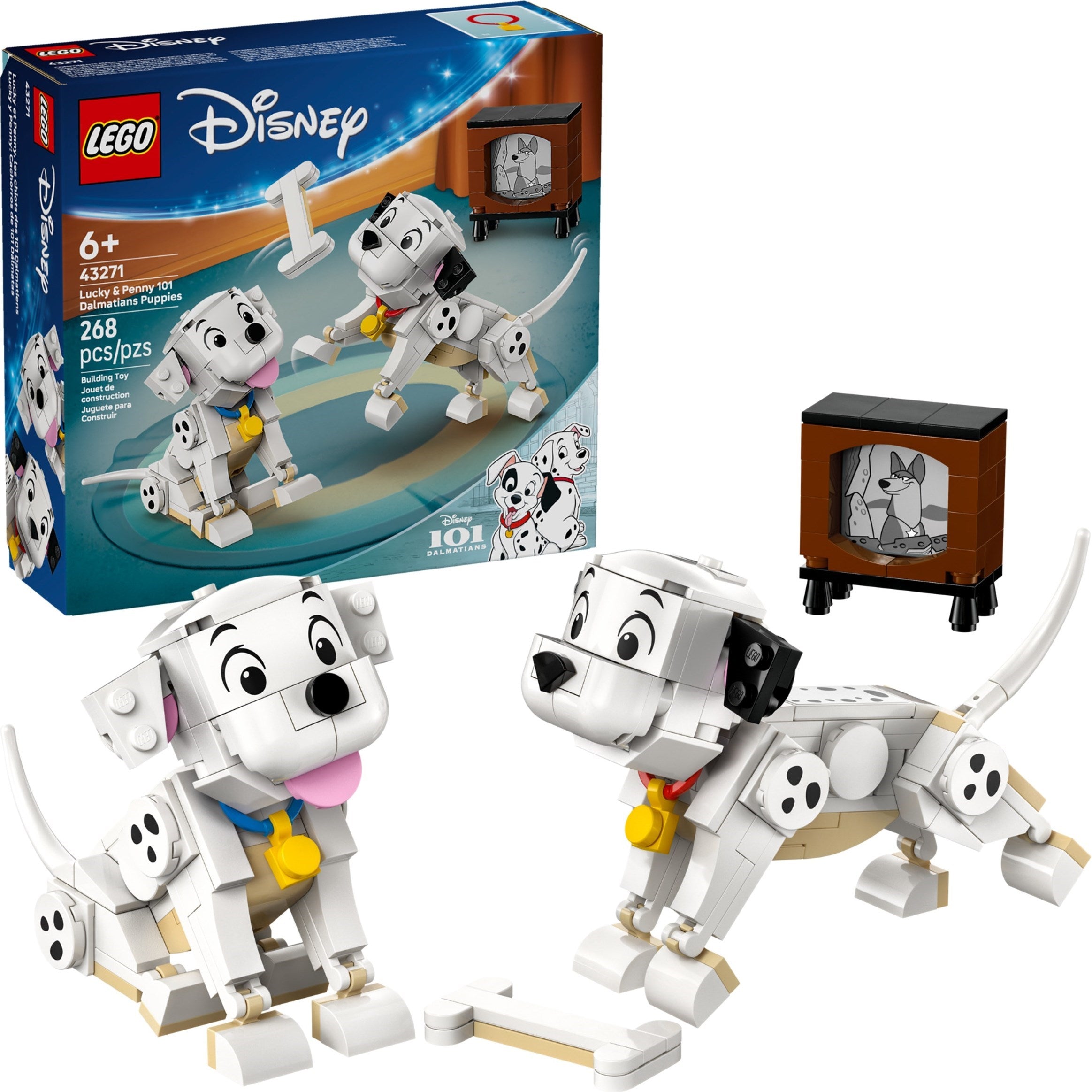 Lucky & Penny 101 Dalmatians 43271 | Disney | LEGO