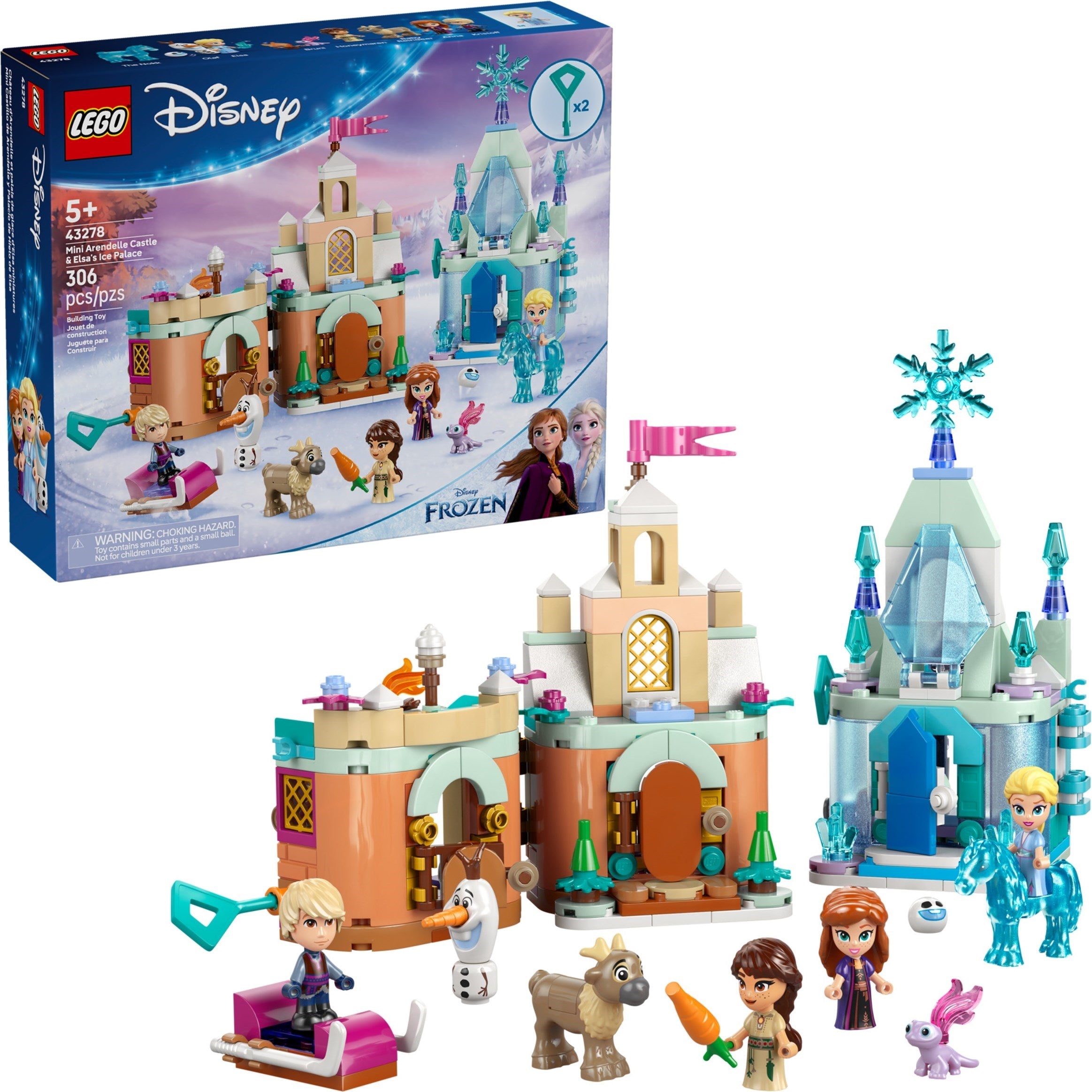 Mini Arendelle Castle & Elsa'a Ice Palace 43278| Disney | LEGO