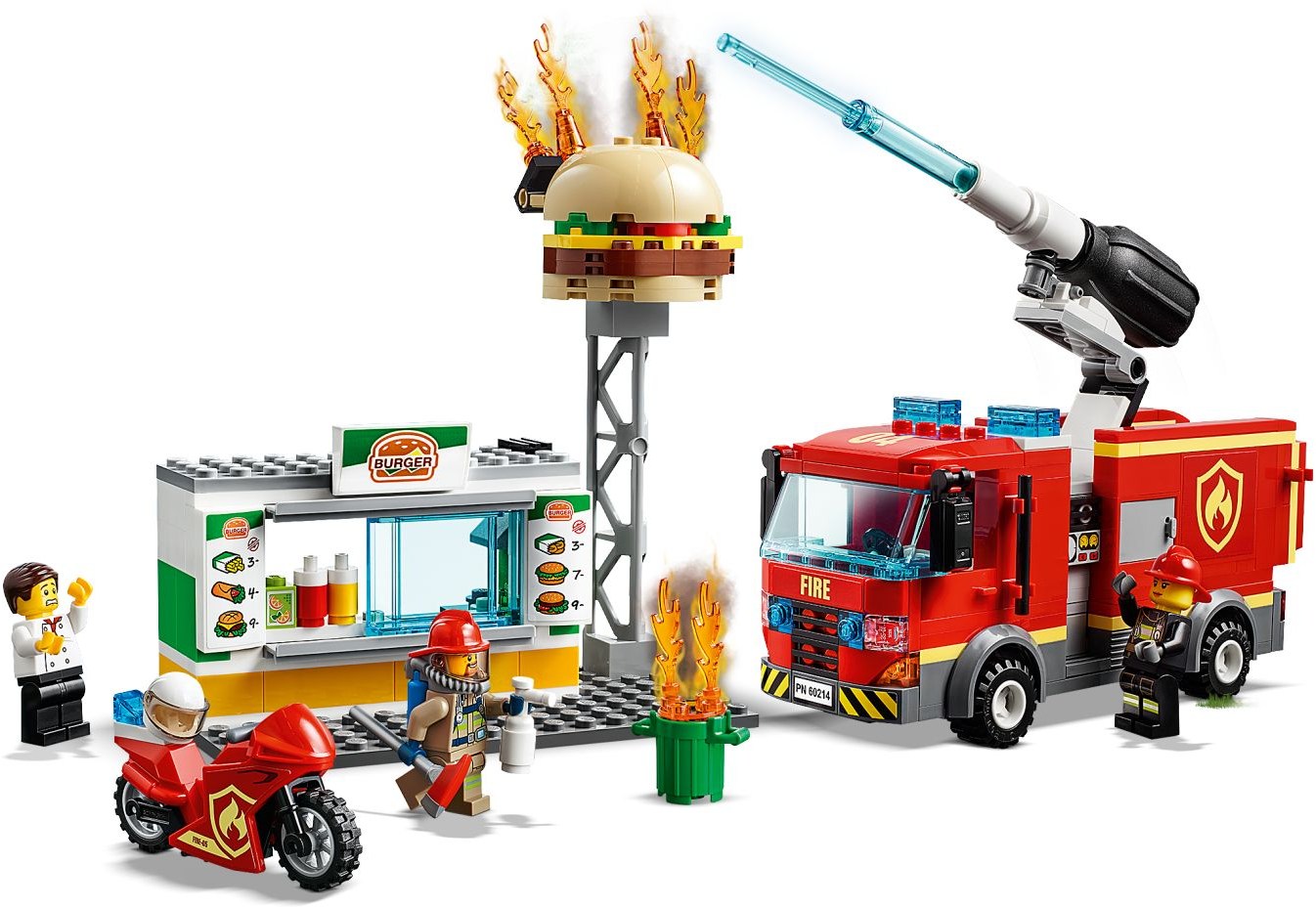 Burger Bar Fire Rescue 60214 | City | LEGO (image 3)
