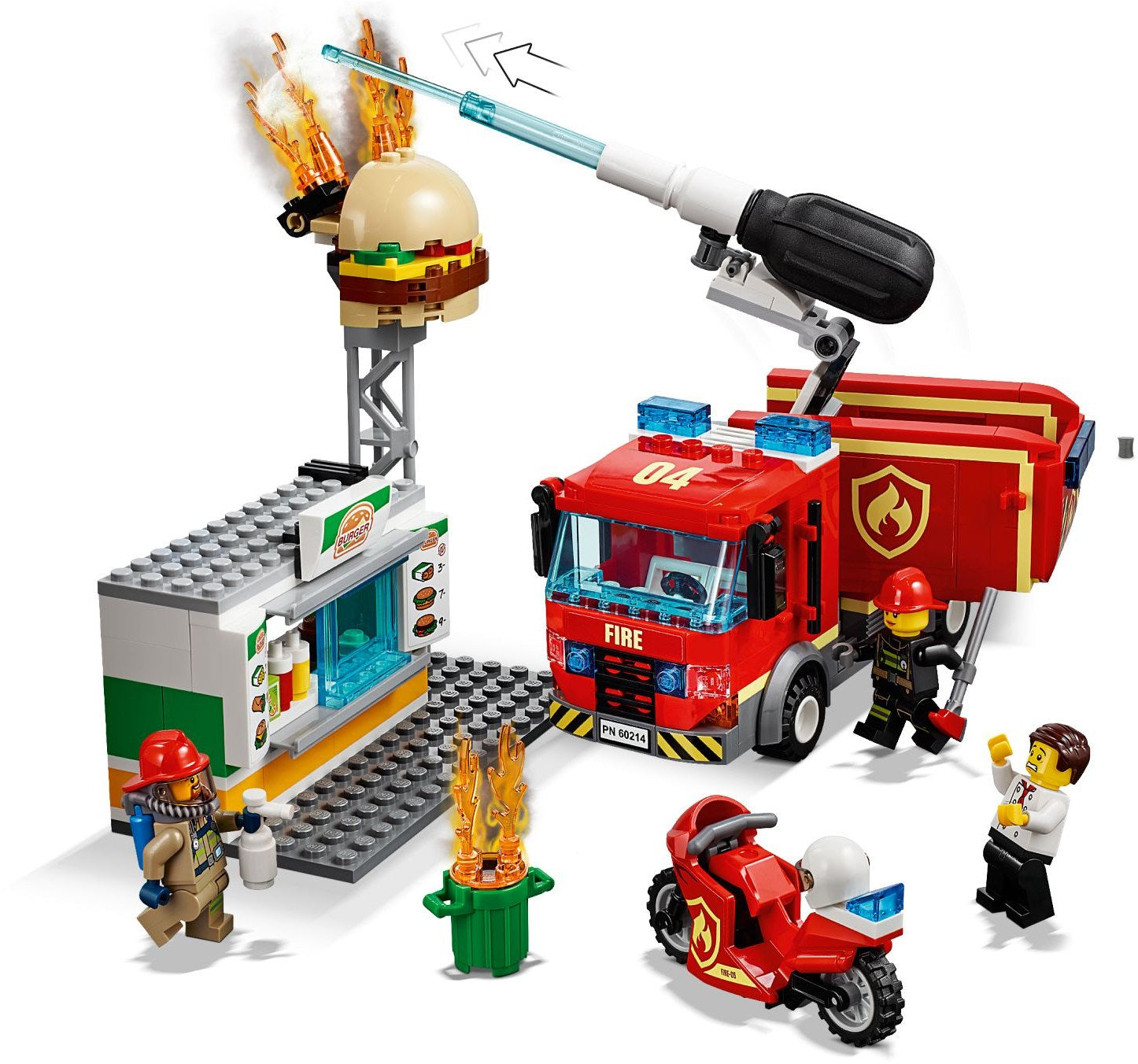 Burger Bar Fire Rescue 60214 | City | LEGO (image 4)