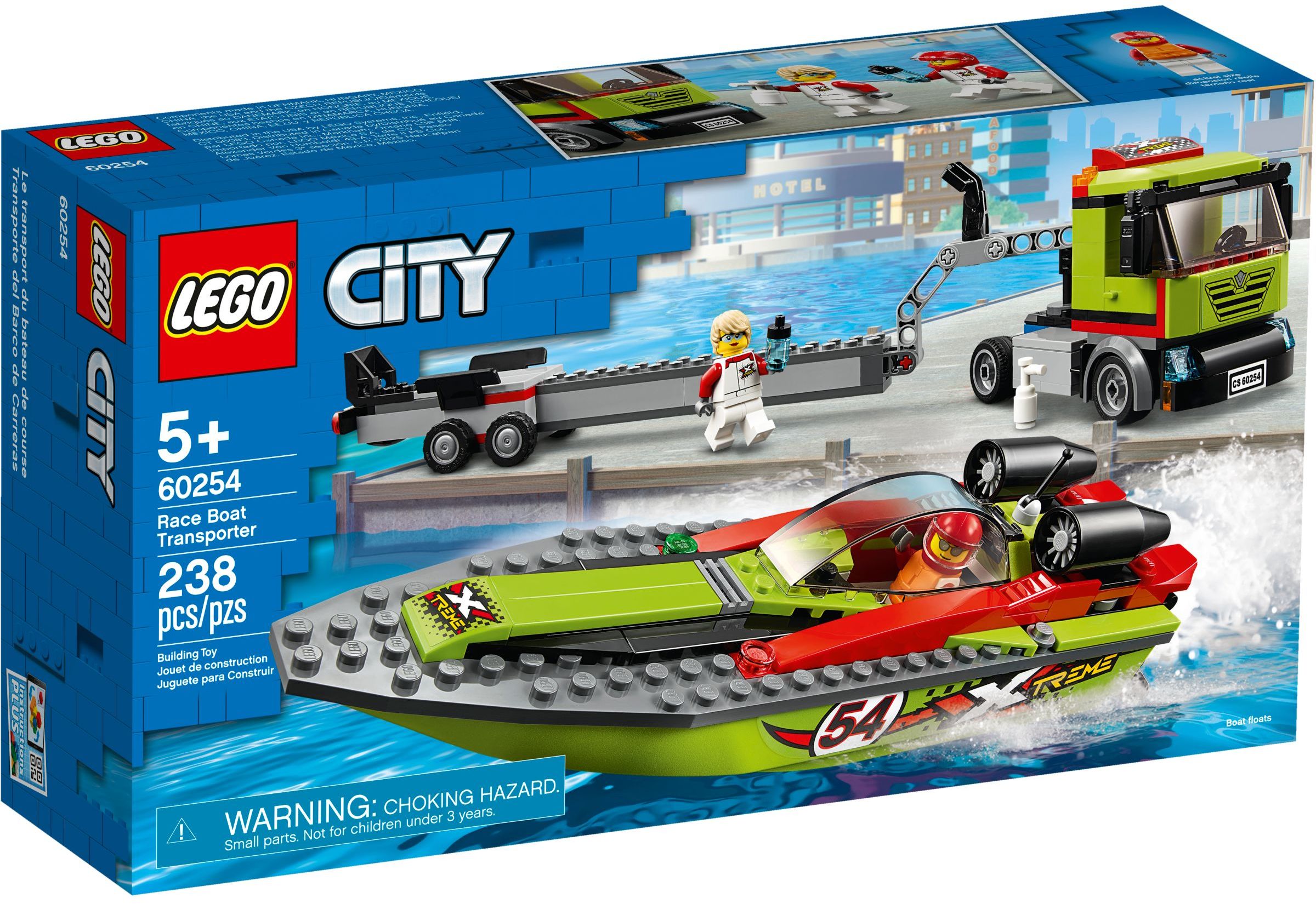 Race Boat Transporter 60254 | City | LEGO