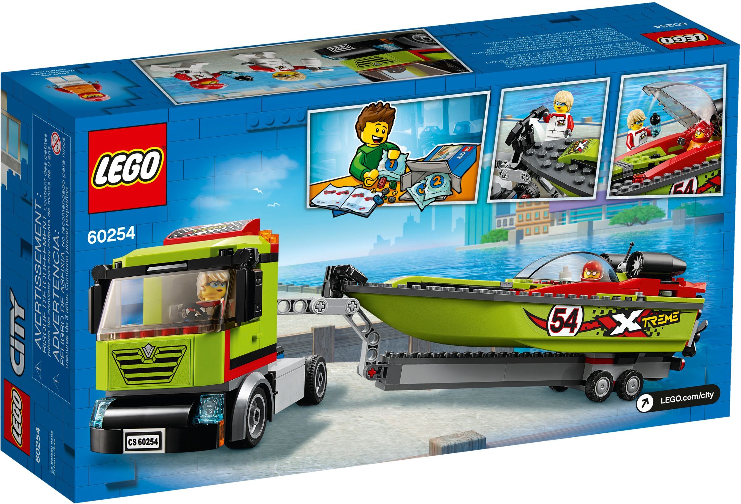 Race Boat Transporter 60254 | City | LEGO