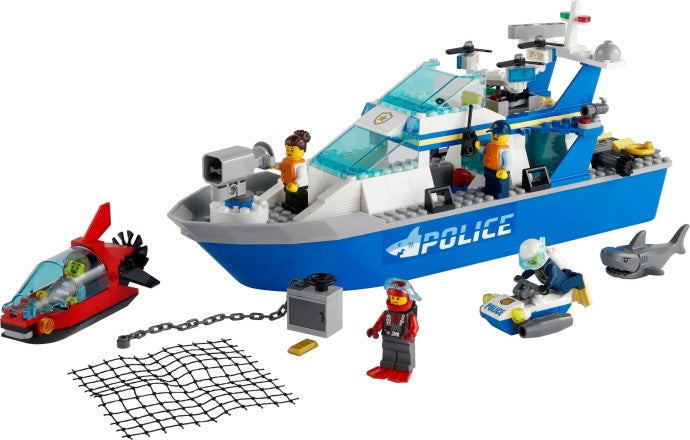 Police Patrol Boat 60277 | City | LEGO
