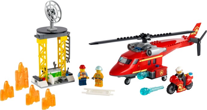 Fire Rescue Helicopter 60281 | City | LEGO