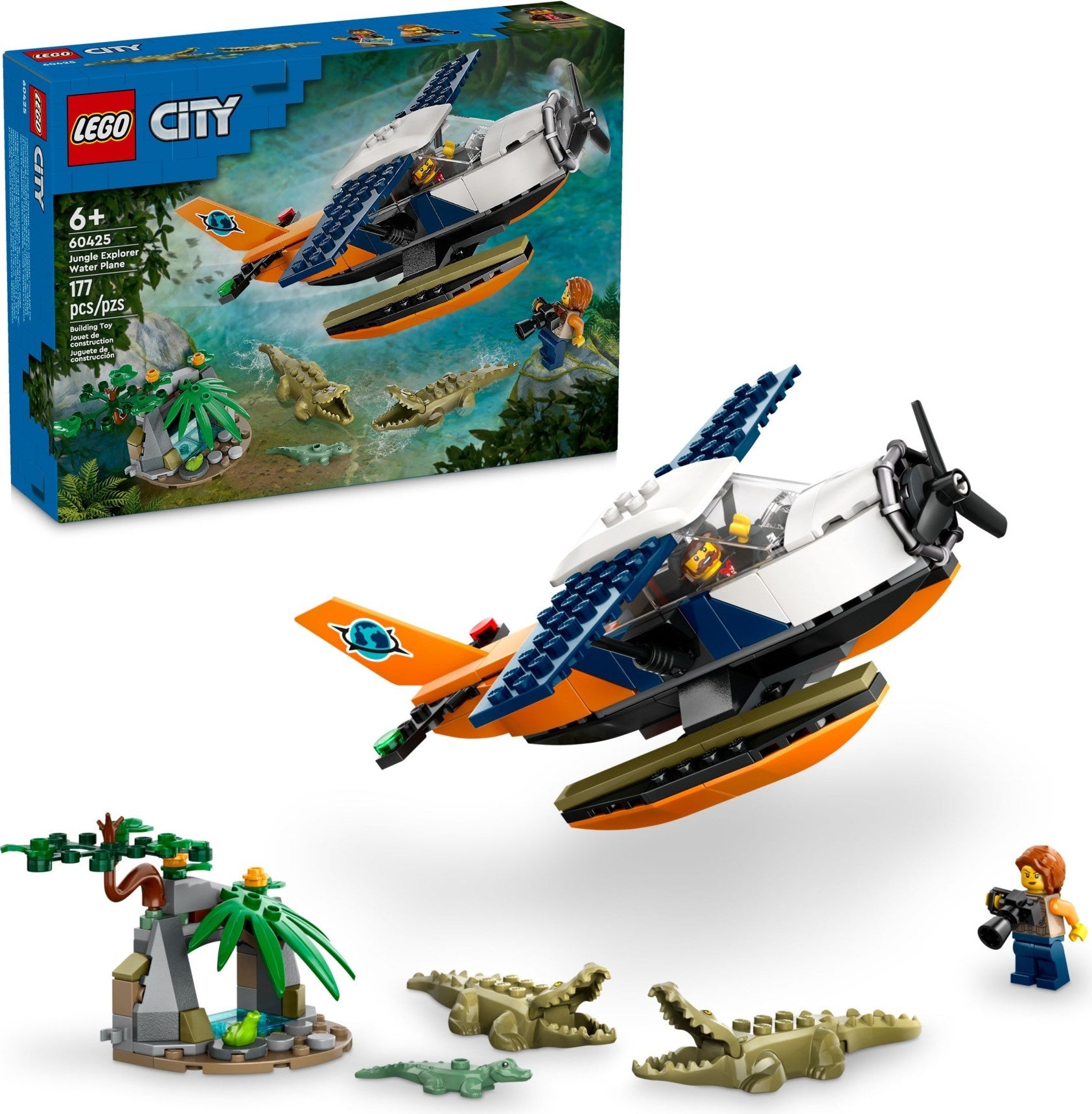 Jungle Explorer Water Plane 60425 | City | LEGO – image 6