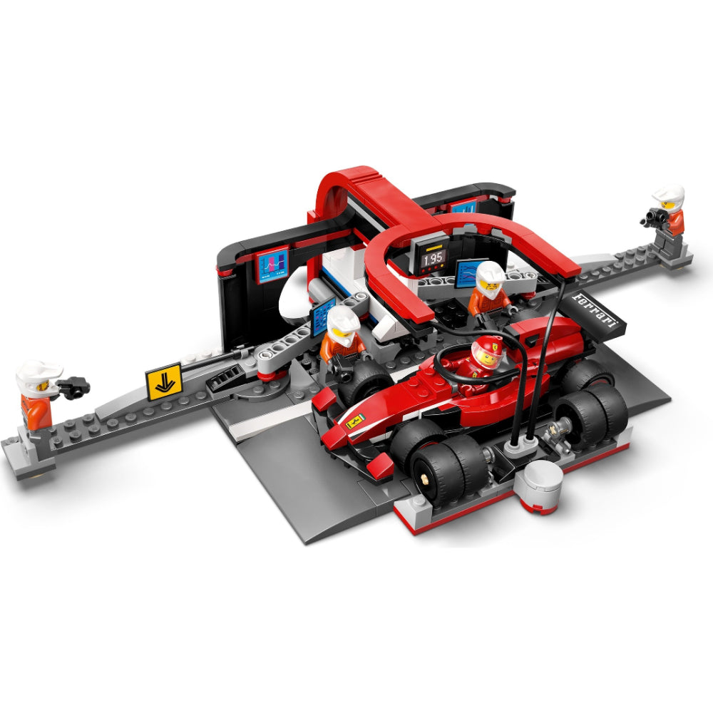 F1 Pit Stop & Pit Crew with Ferrari Car 60443 | City Formula 1 New Release | LEGO