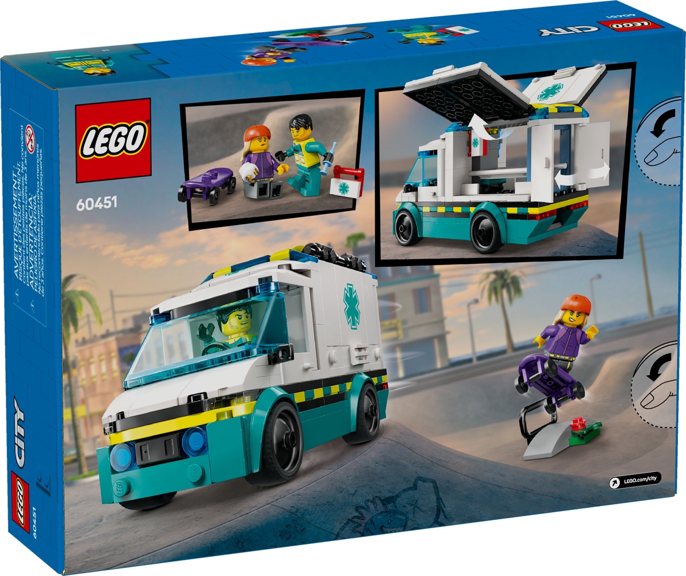 Emergency Ambulance 60451 | City | LEGO – image 2