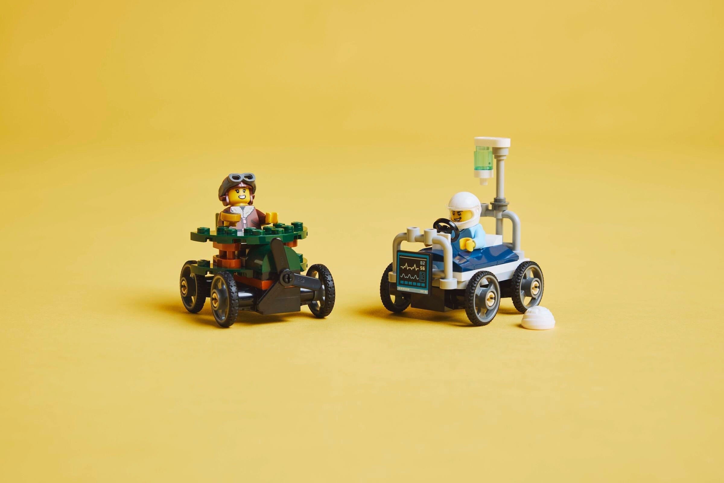 Airplane vs. Hospital Bed Race Car Pack 60459 | City | LEGO – image 6