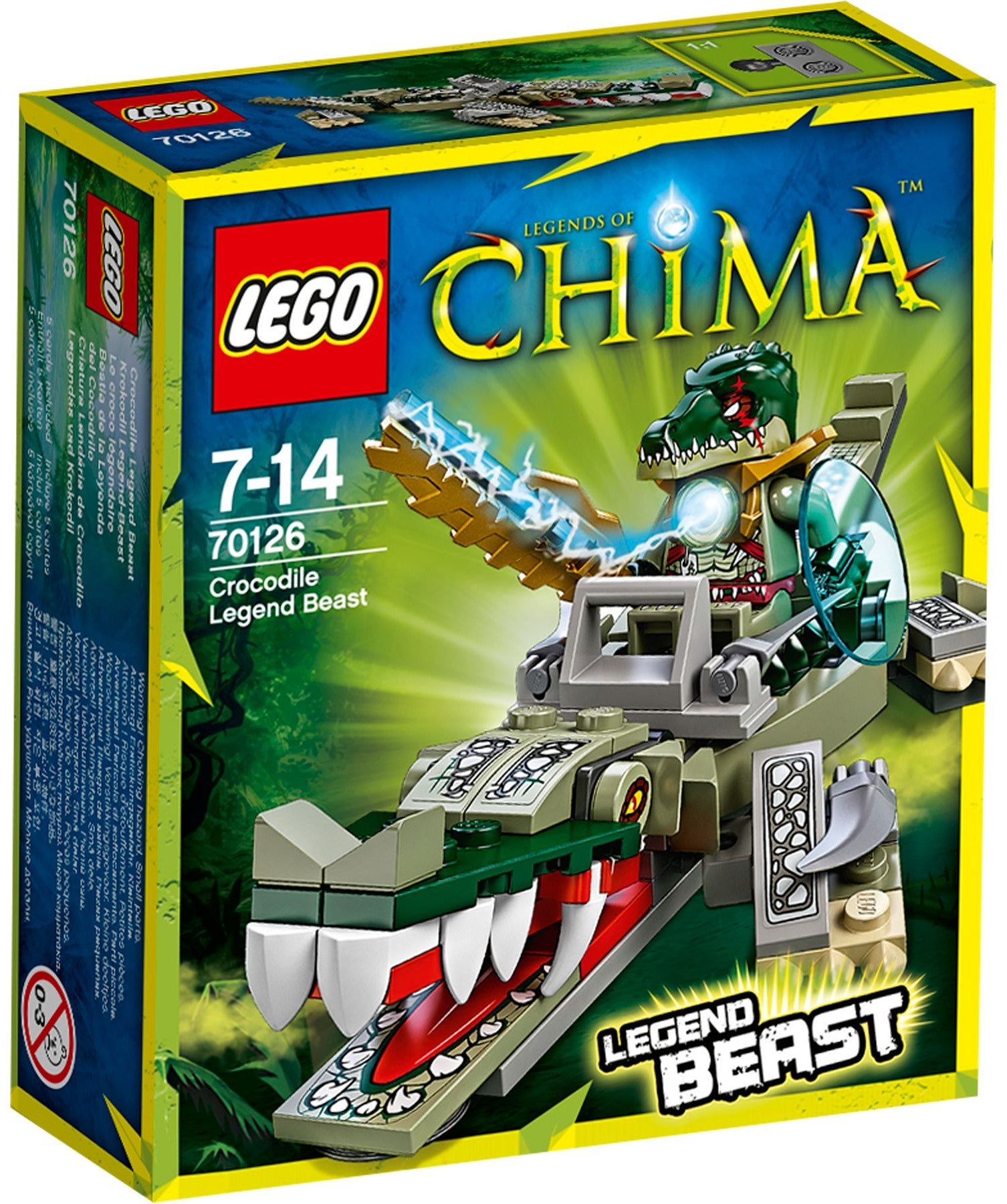 Crocodile Legend Beast 70126 | Legends of Chima | LEGO (image 2)