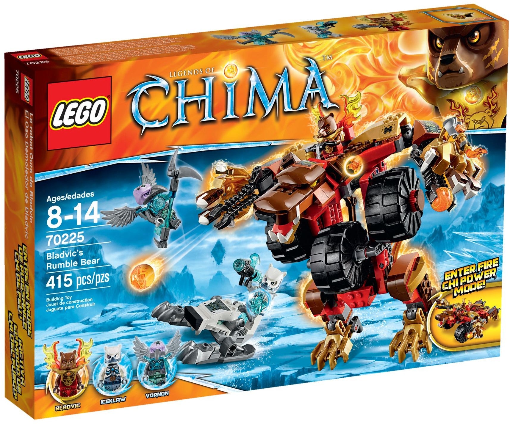 Bladvic's Rumble Bear 70225 | Legends of Chima | LEGO – image 2