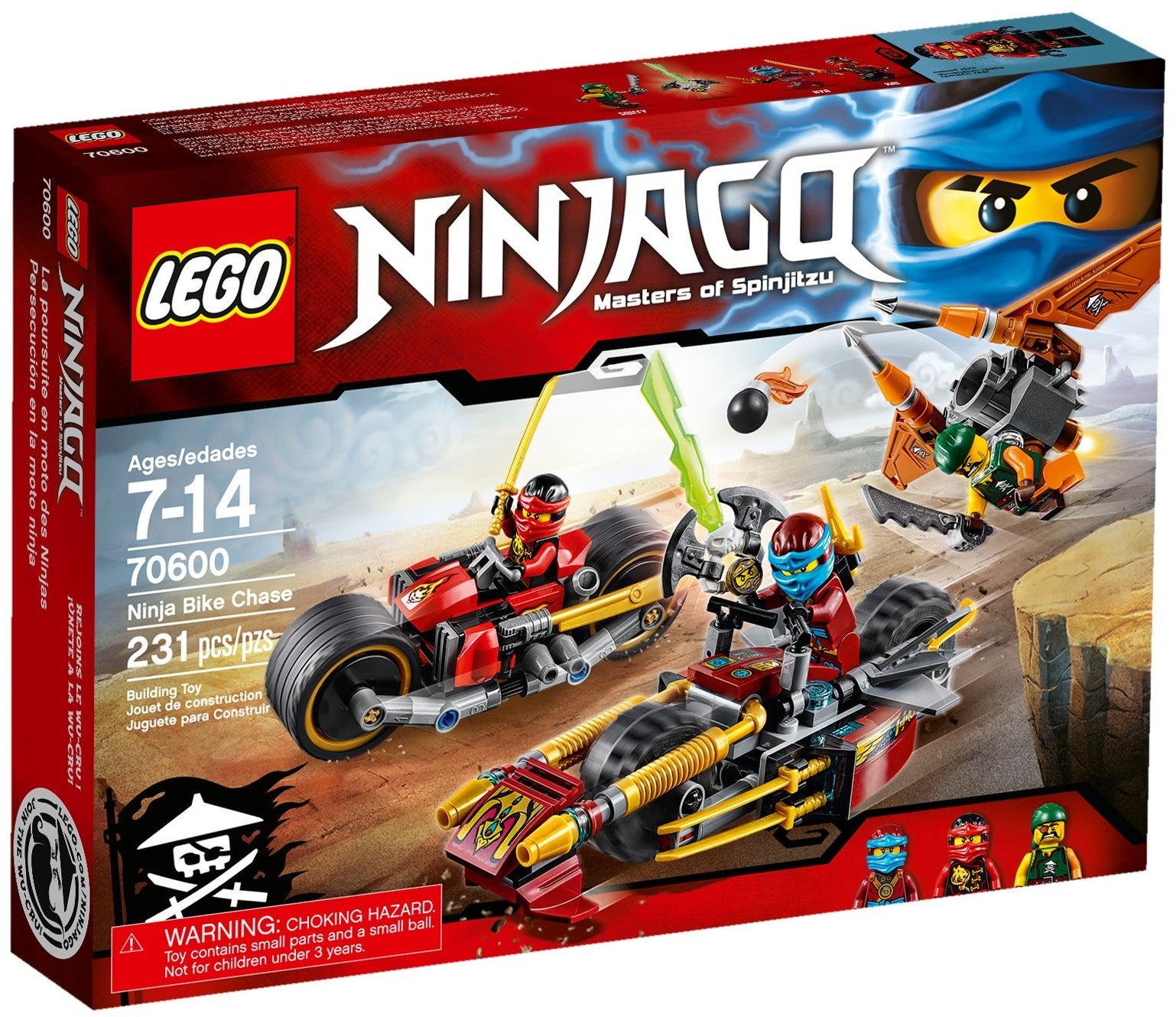 Ninja Bike Chase 70600 | Ninjago | LEGO (image 2)