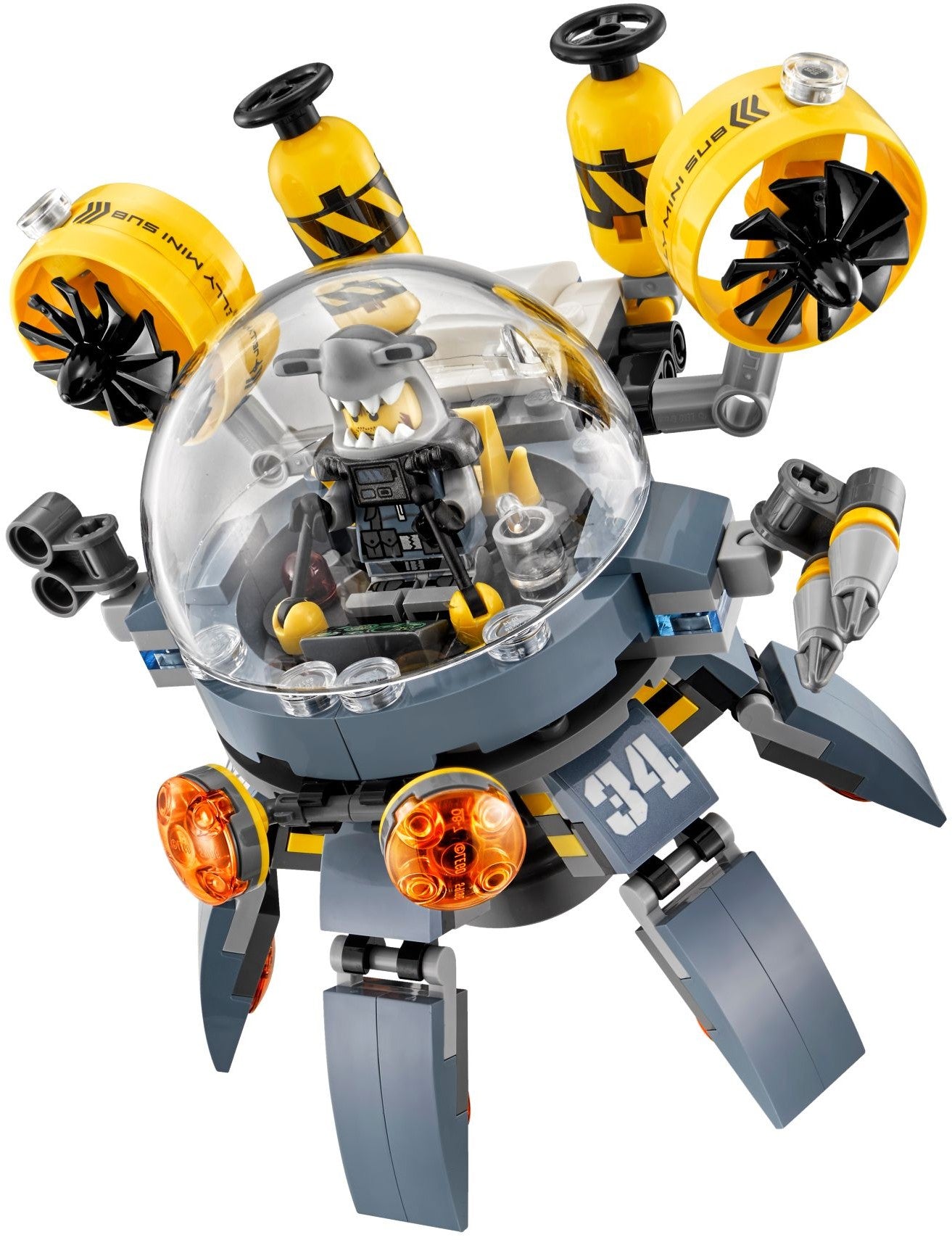Flying Jelly Sub 70610 | The LEGO Ninjago Movie | LEGO – image 3