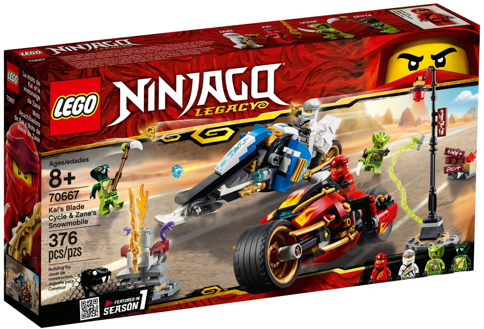 Kai's Blade Cycle & Zane's Snowmobile 70667 | Ninjago | LEGO – image 2