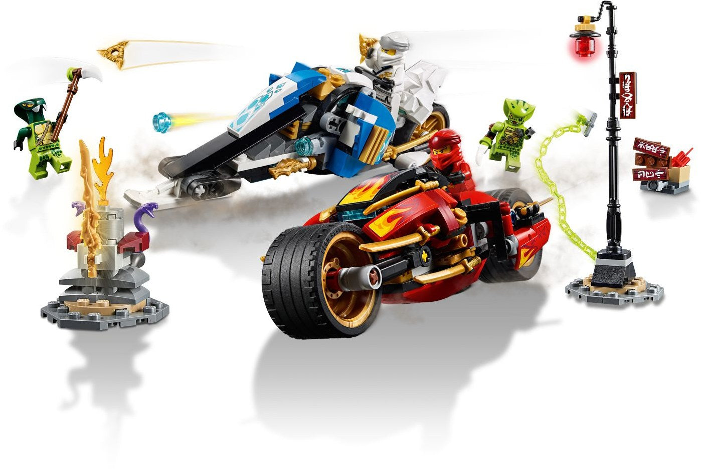Kai's Blade Cycle & Zane's Snowmobile 70667 | Ninjago | LEGO – image 3