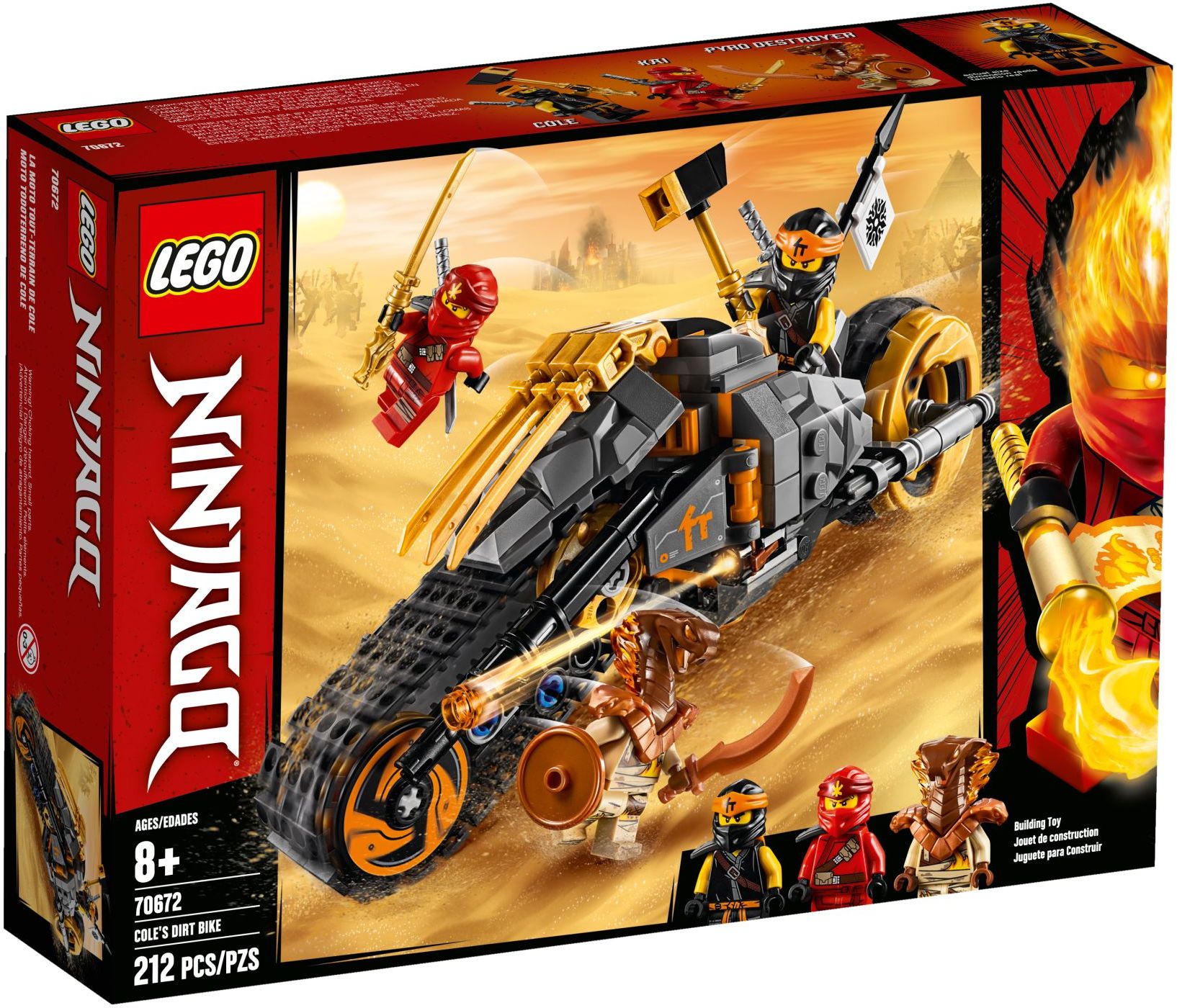 Cole's Dirt Bike 70672 | Ninjago | LEGO – image 2