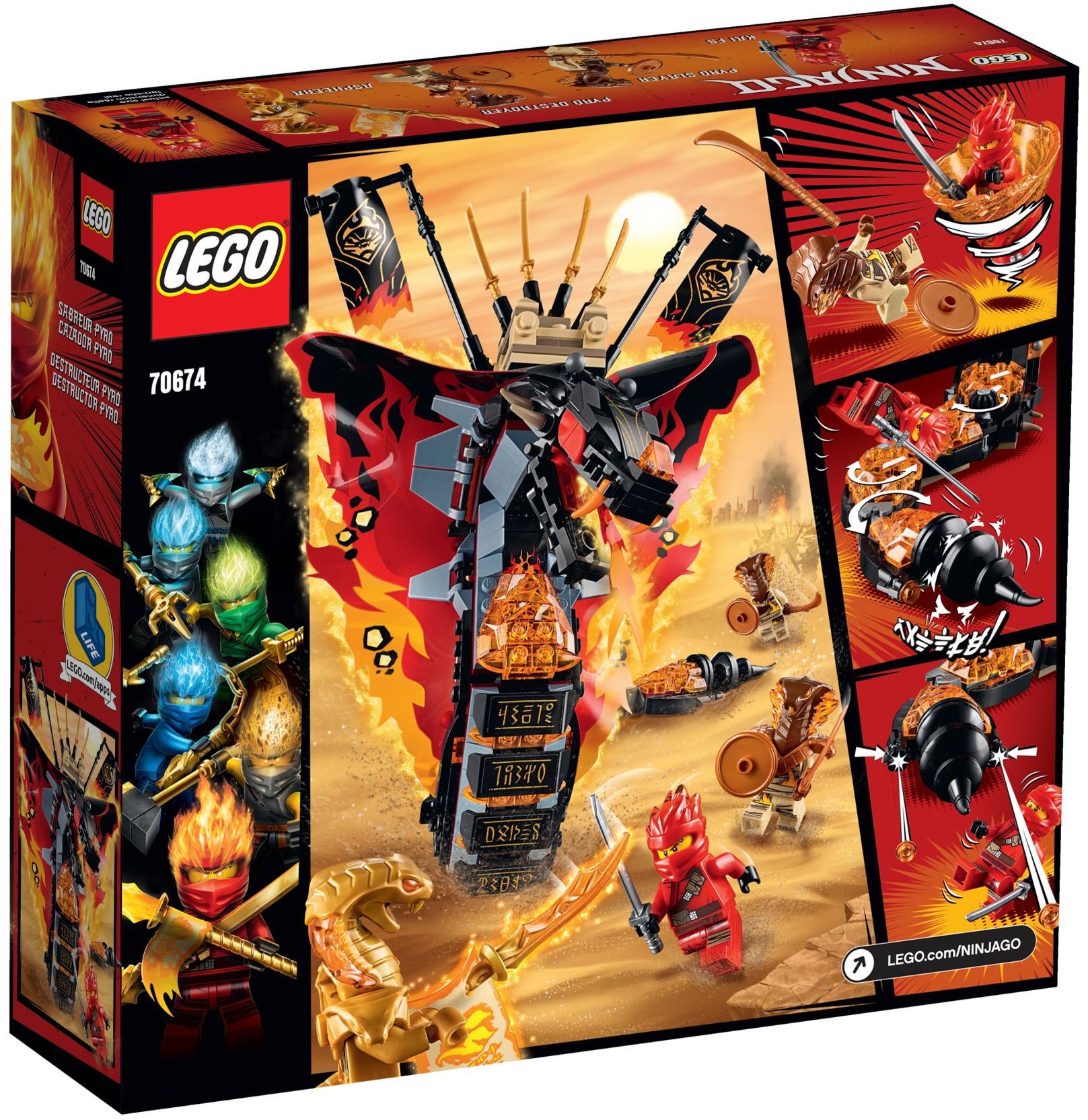 Fire Fang 70674 | Ninjago | LEGO – image 4