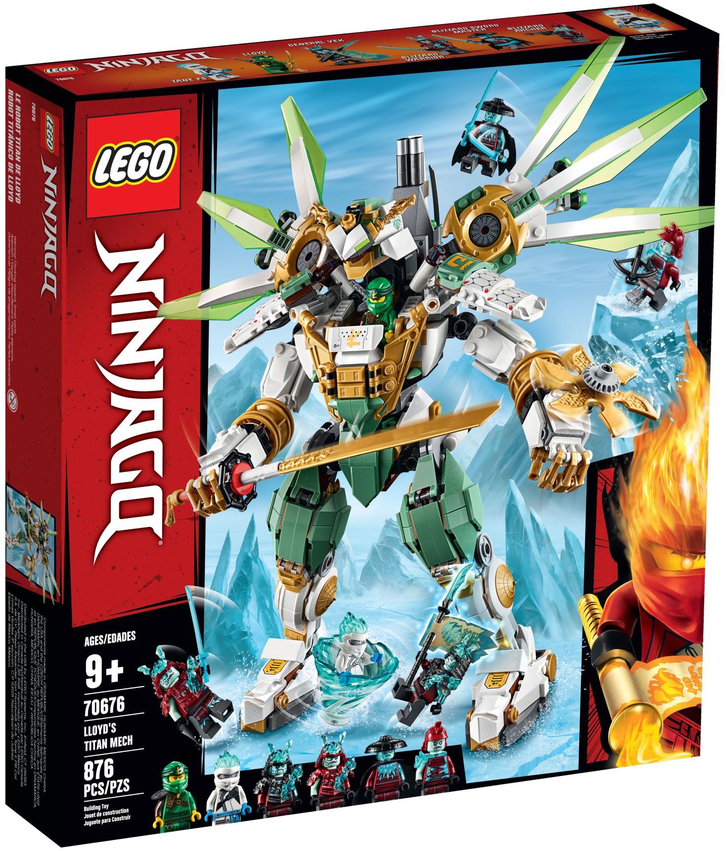 Lloyd's Titan Mech 70676 | Ninjago | LEGO