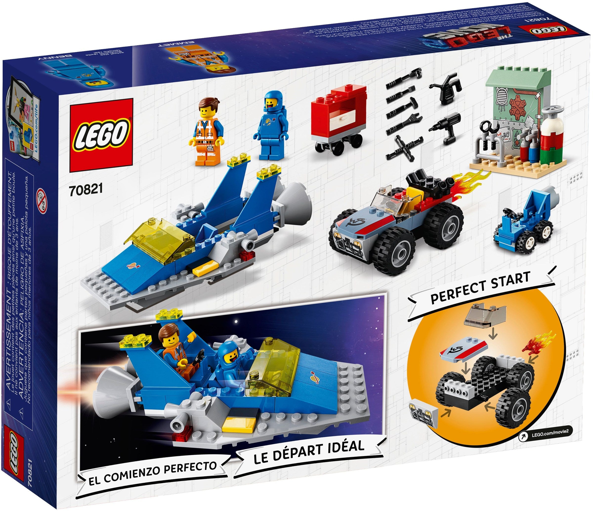 Emmet and Benny's 'Build and Fix' Workshop! 70821 | The LEGO Movie 2 | LEGO (image 3)