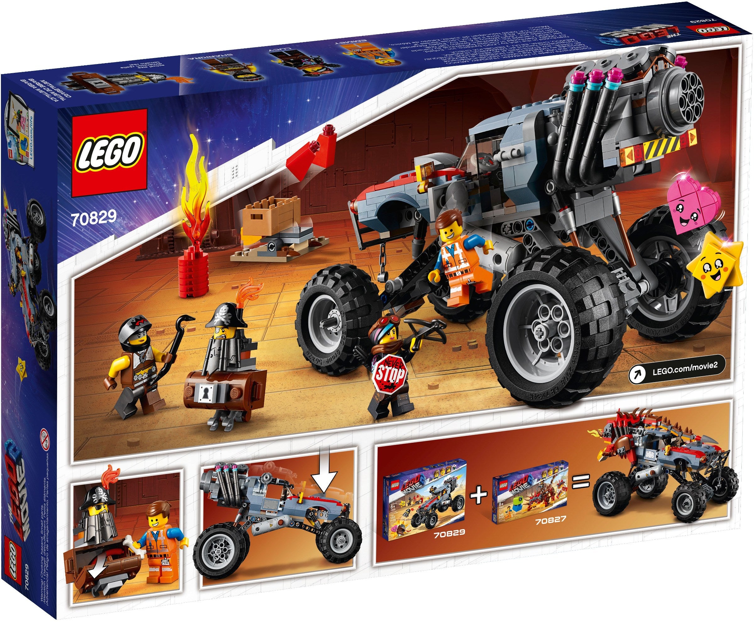 Emmet and Lucy's Escape Buggy! 70829 | The LEGO Movie 2 | LEGO – image 3